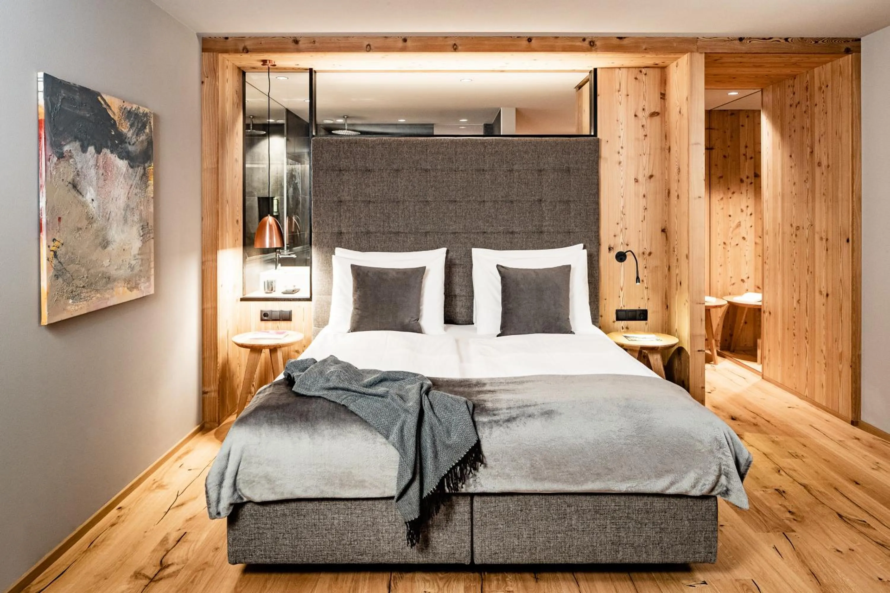 Bed in Taubers Bio Vitalhotel