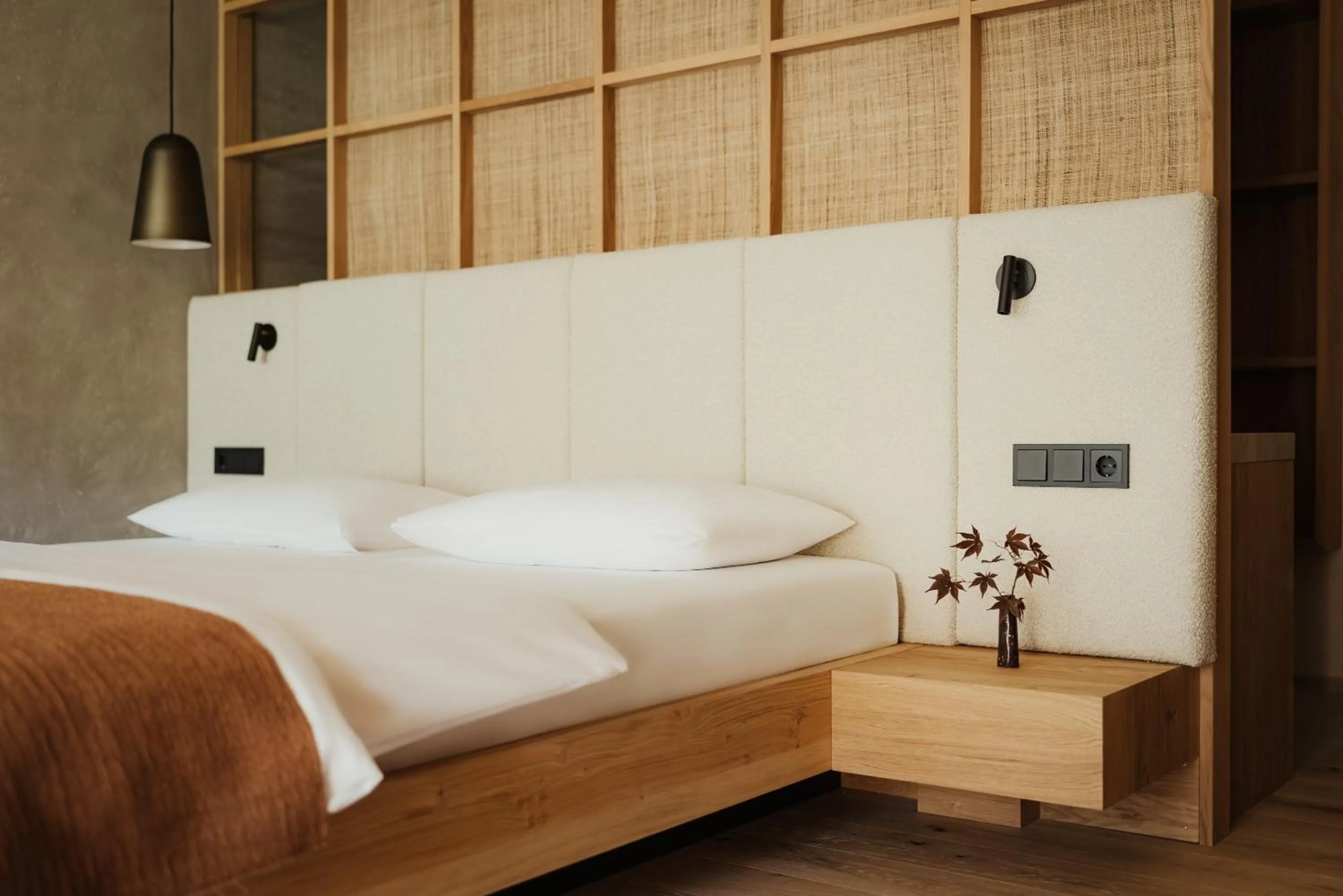 Bed in Taubers Bio Vitalhotel