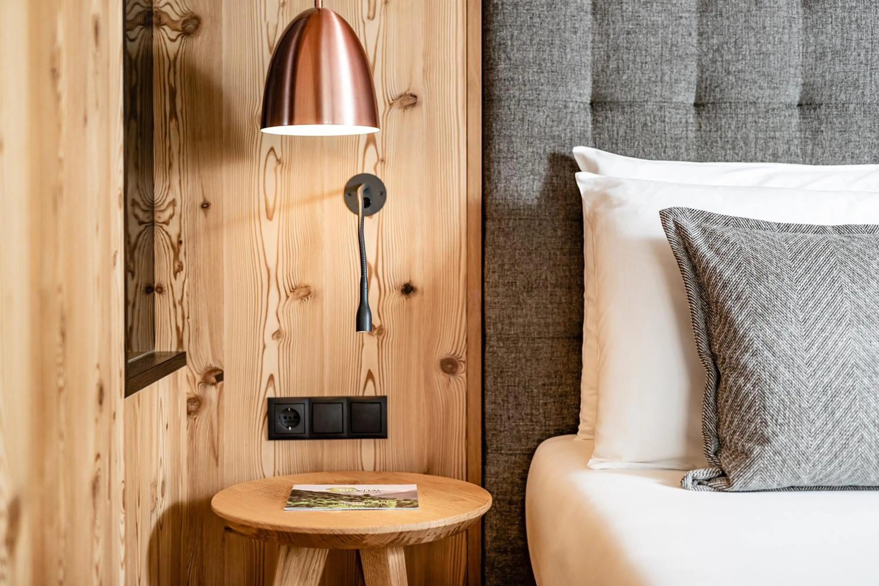 Bed in Taubers Bio Vitalhotel