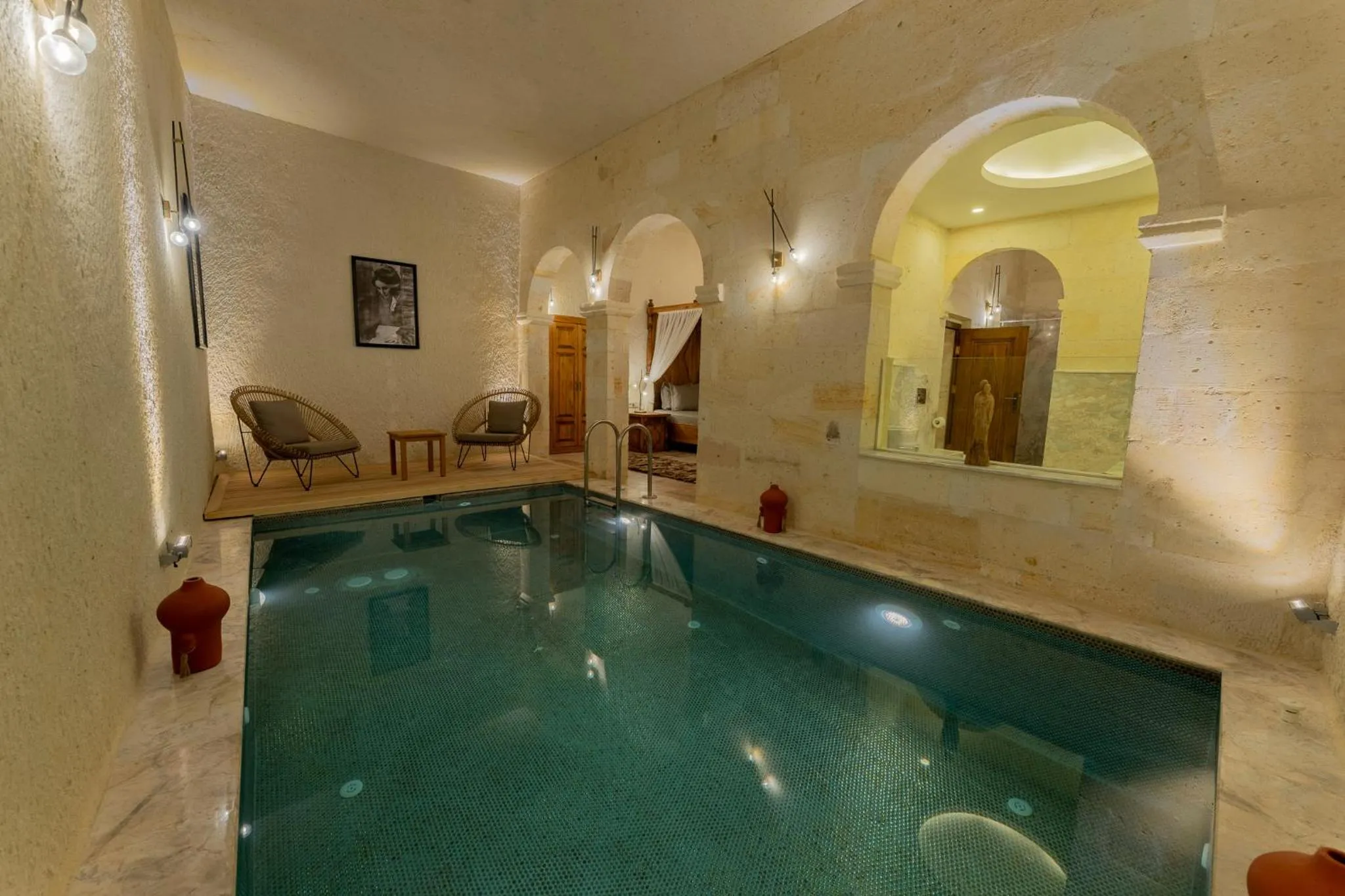 Swimming pool in Asmalı Konak Cave Suites
