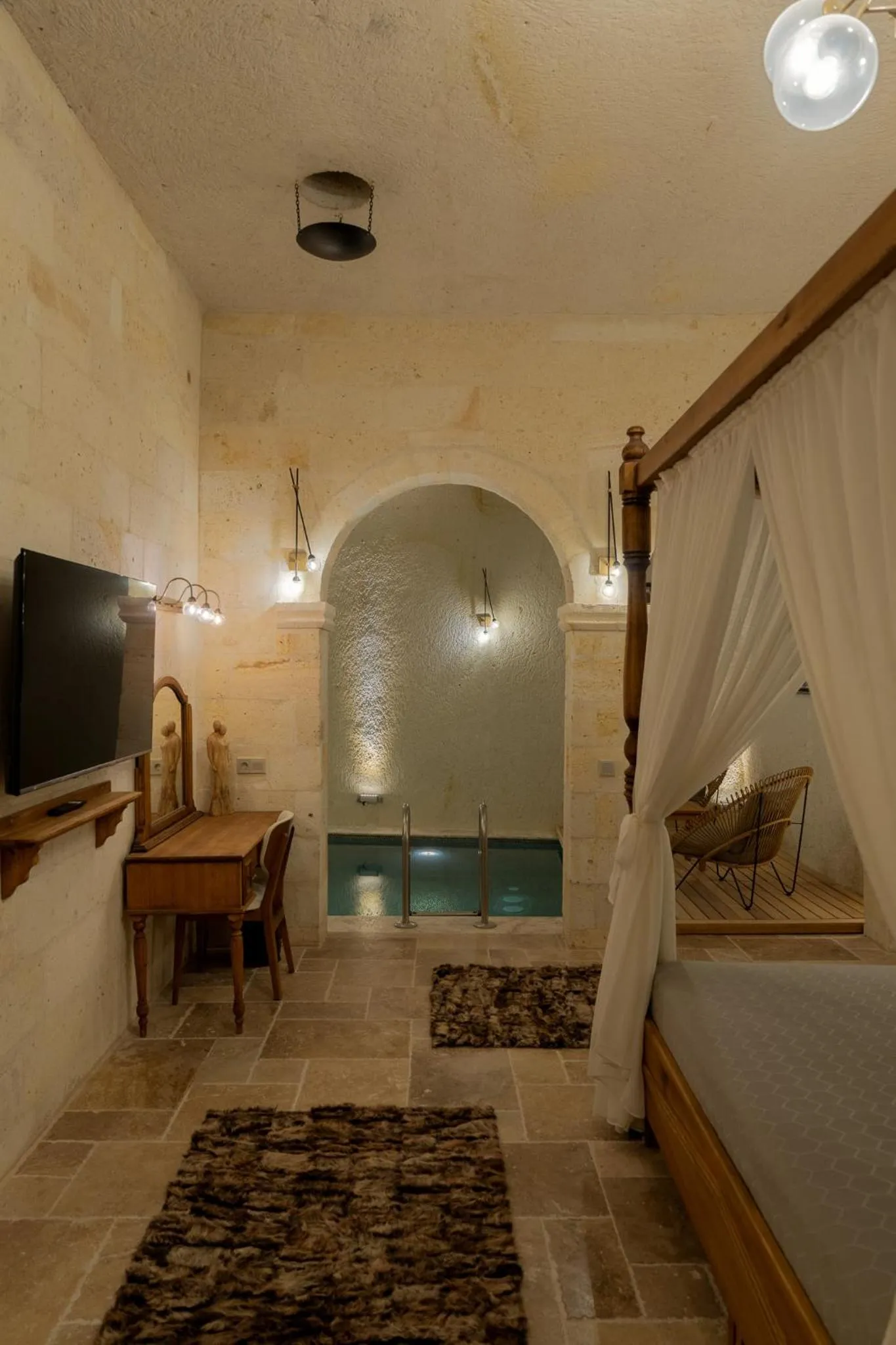 Bedroom, Bed in Asmalı Konak Cave Suites