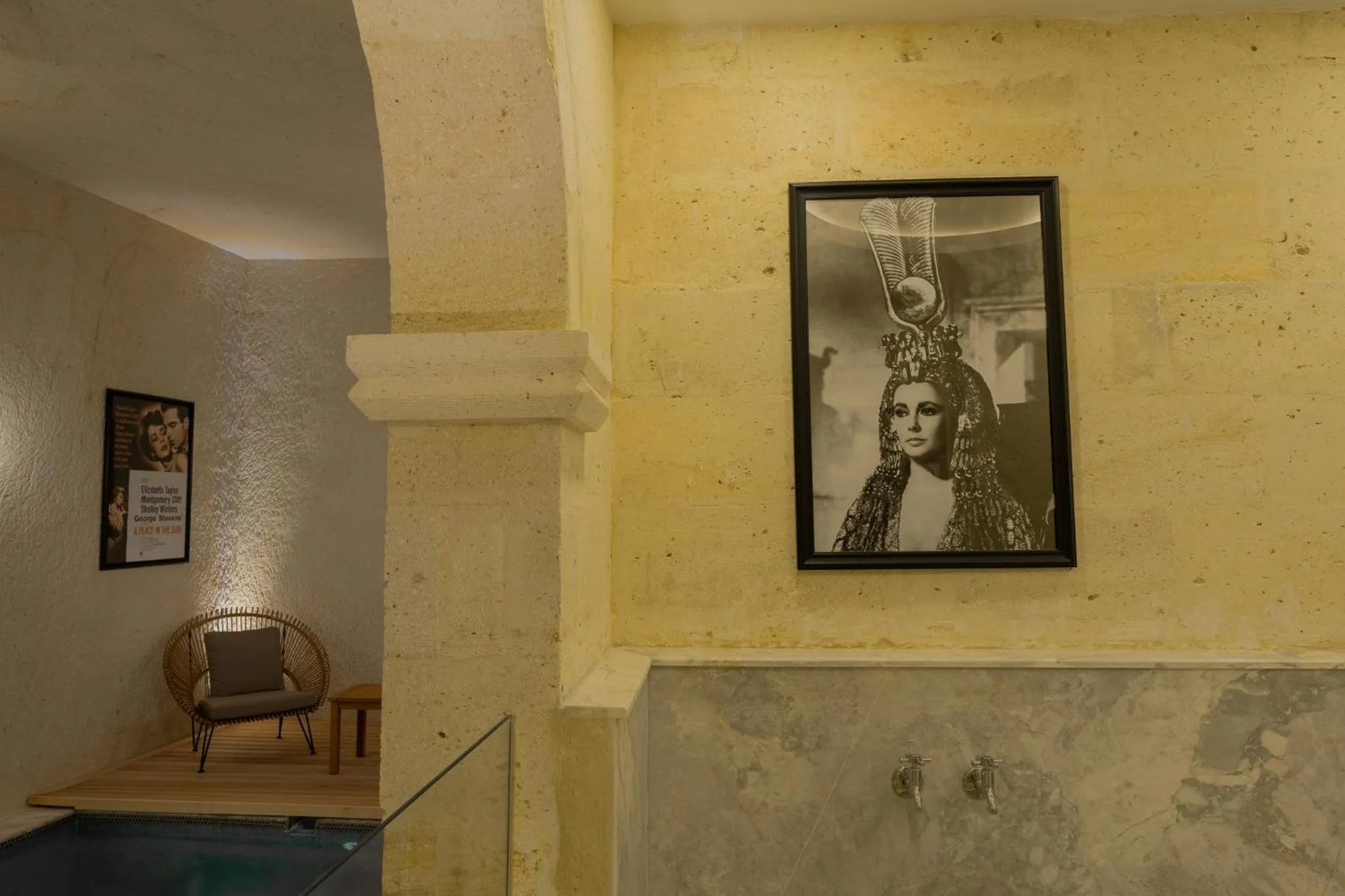 Decorative detail in Asmalı Konak Cave Suites