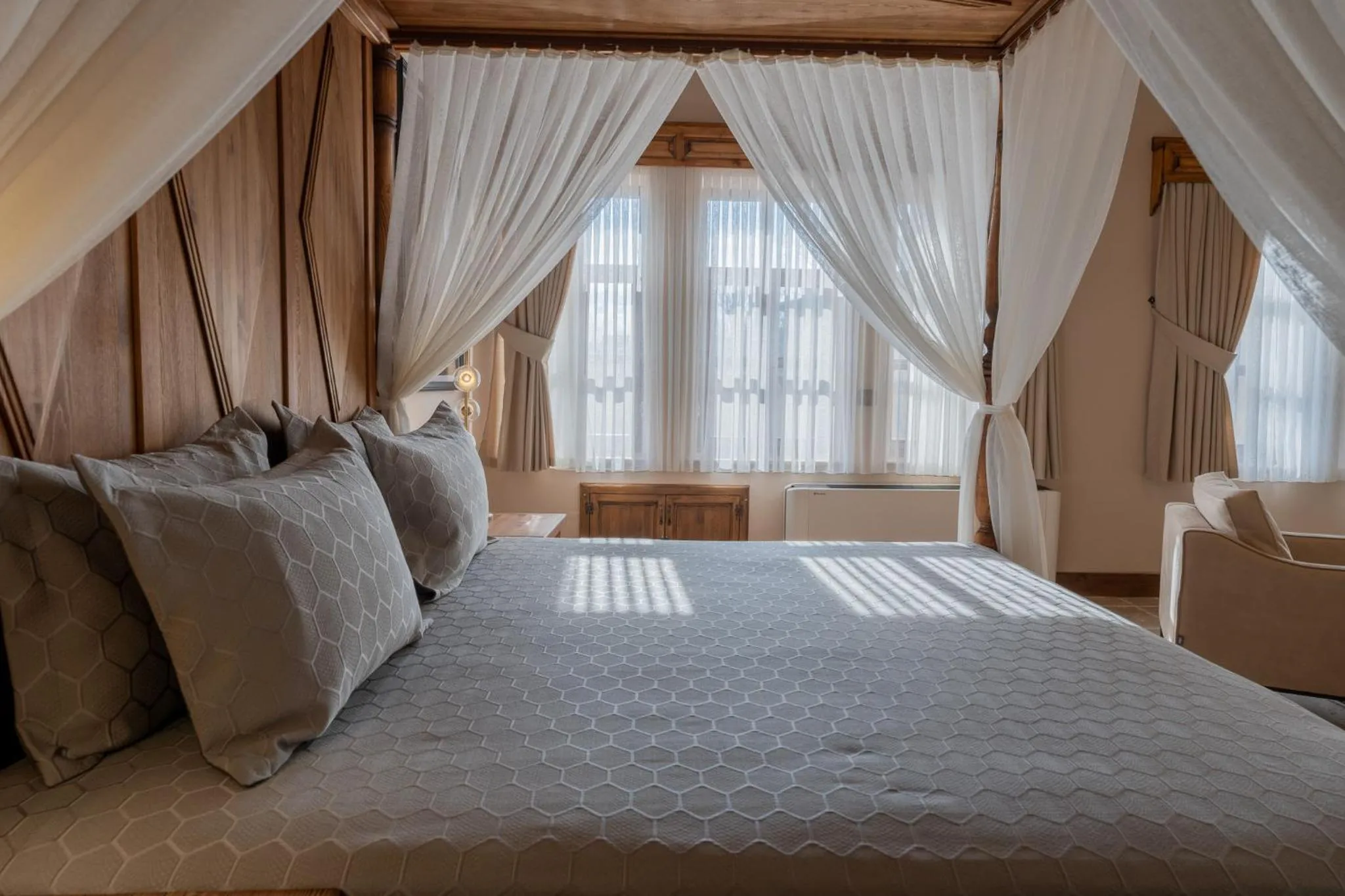 Bed in Asmalı Konak Cave Suites