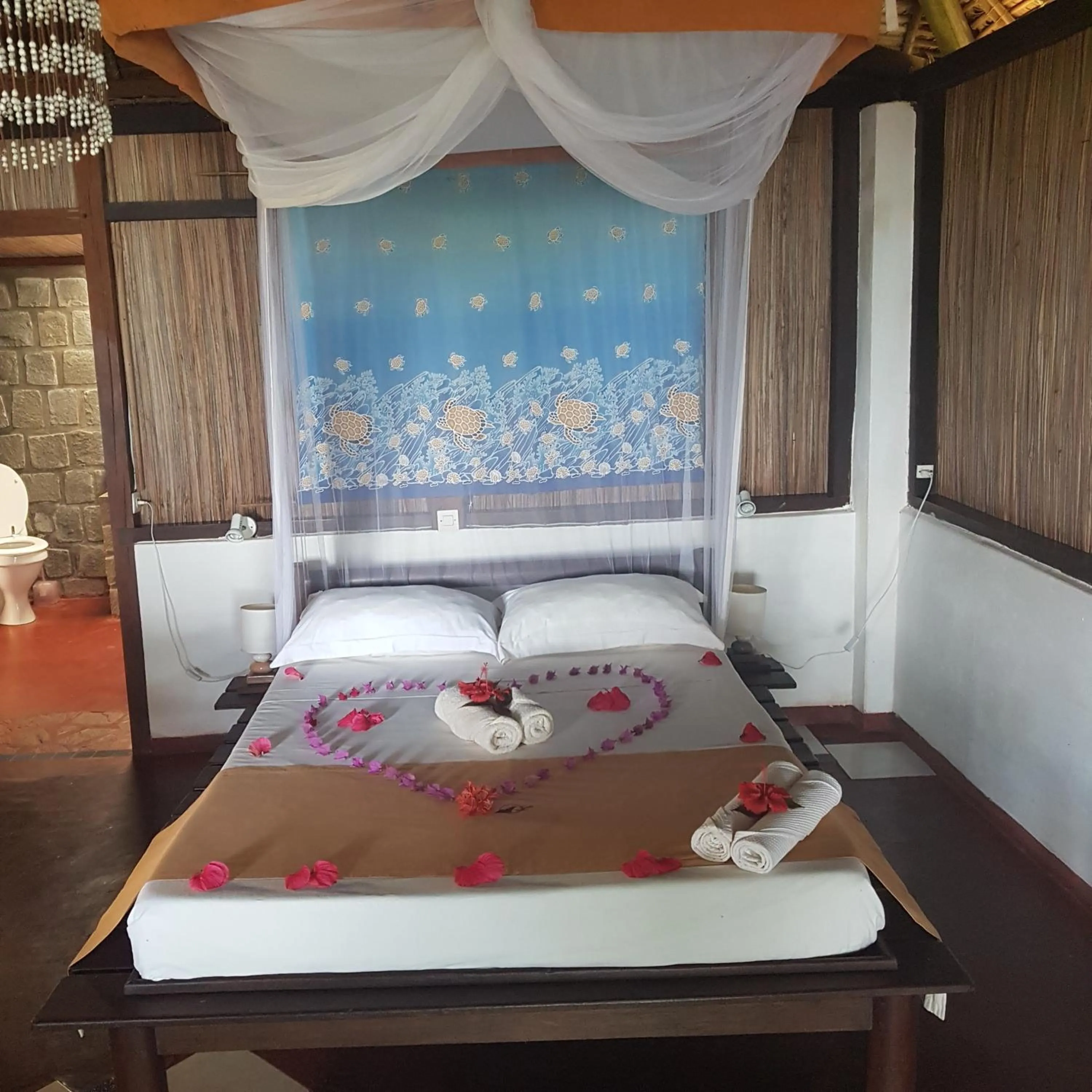 Bed in Libertalia Hotel