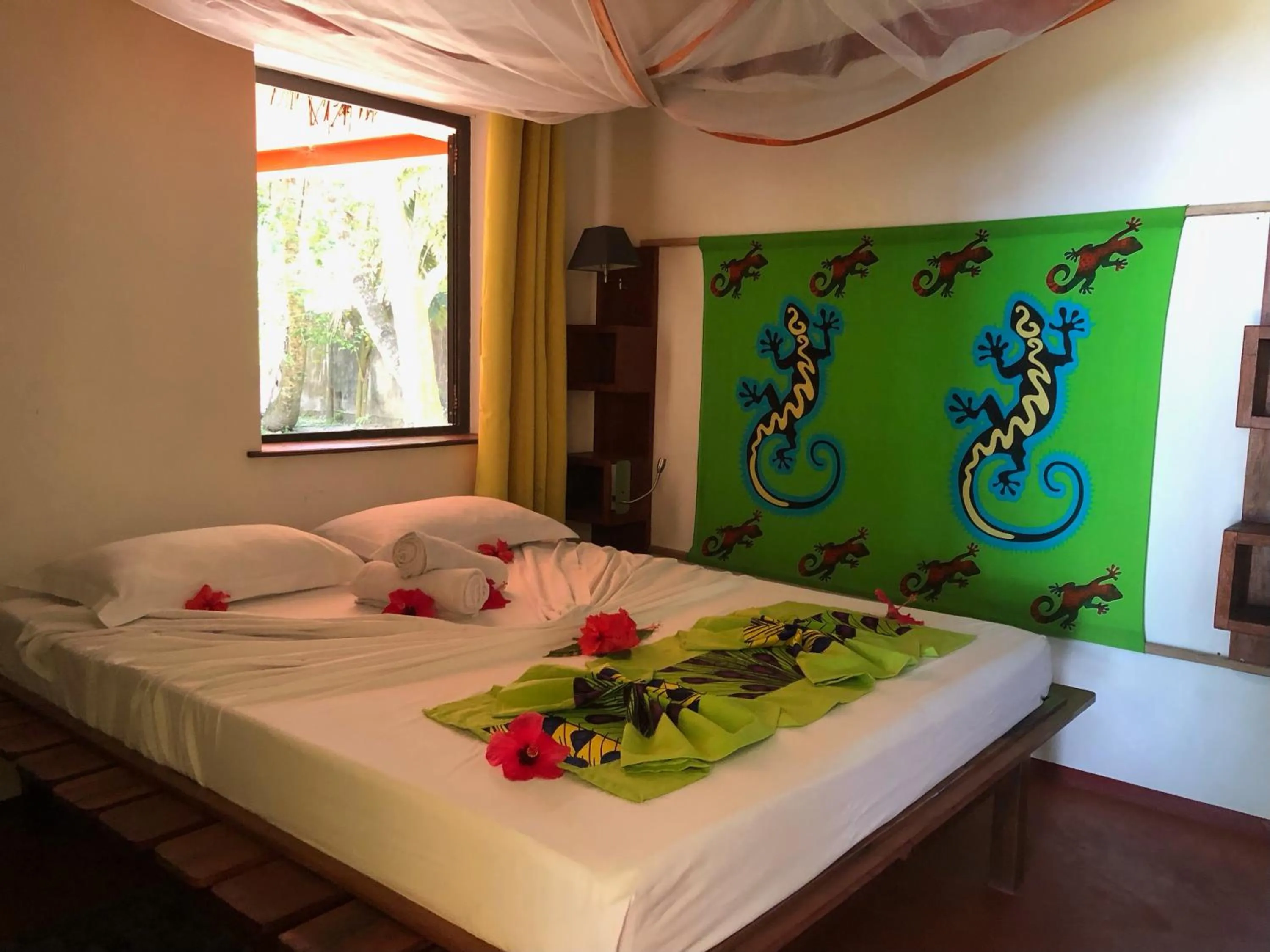 Bed in Libertalia Hotel