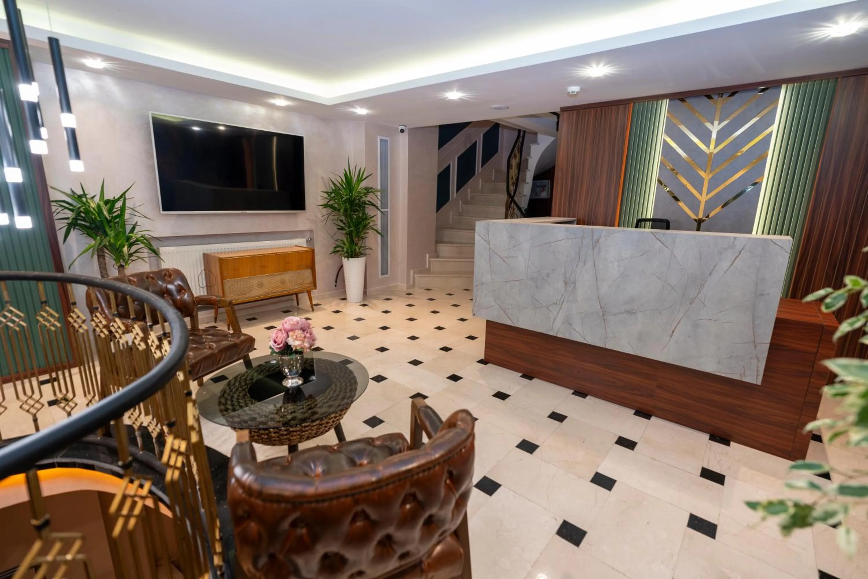 Lobby or reception in THE MUA LUXURY HOMEs