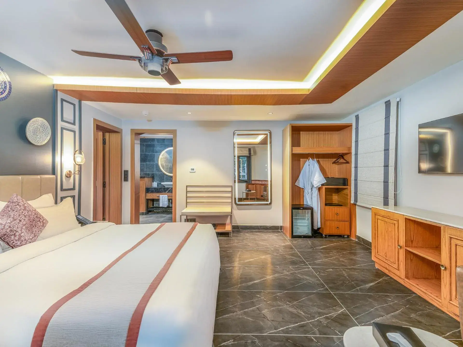 Bedroom, Bed in The Vale Lodge Bedroom, Bed in The Vale Lodge