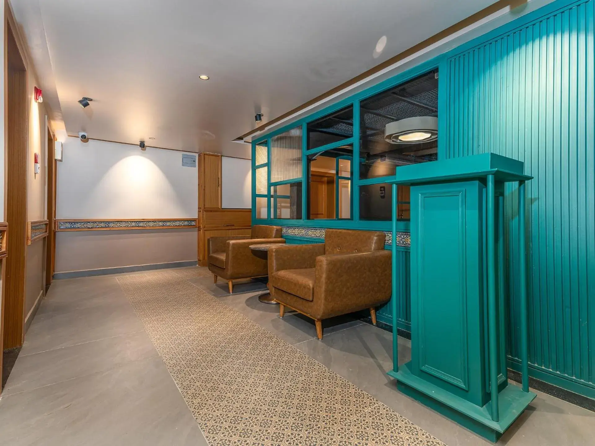 Lobby or reception in The Vale Lodge Lobby or reception in The Vale Lodge