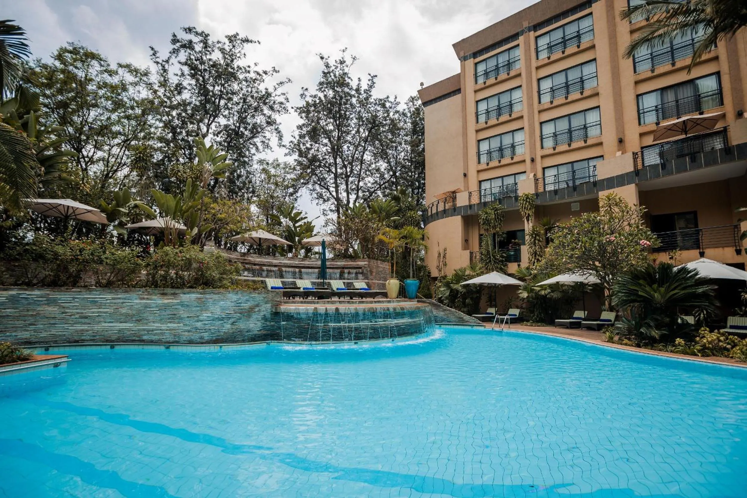 Swimming pool in Kigali Serena Hotel