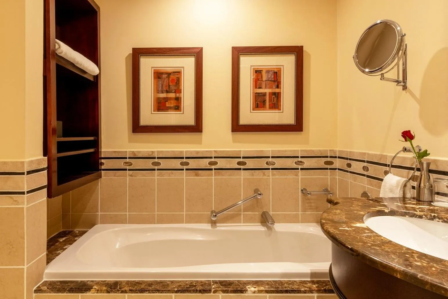 Bathroom in Kigali Serena Hotel