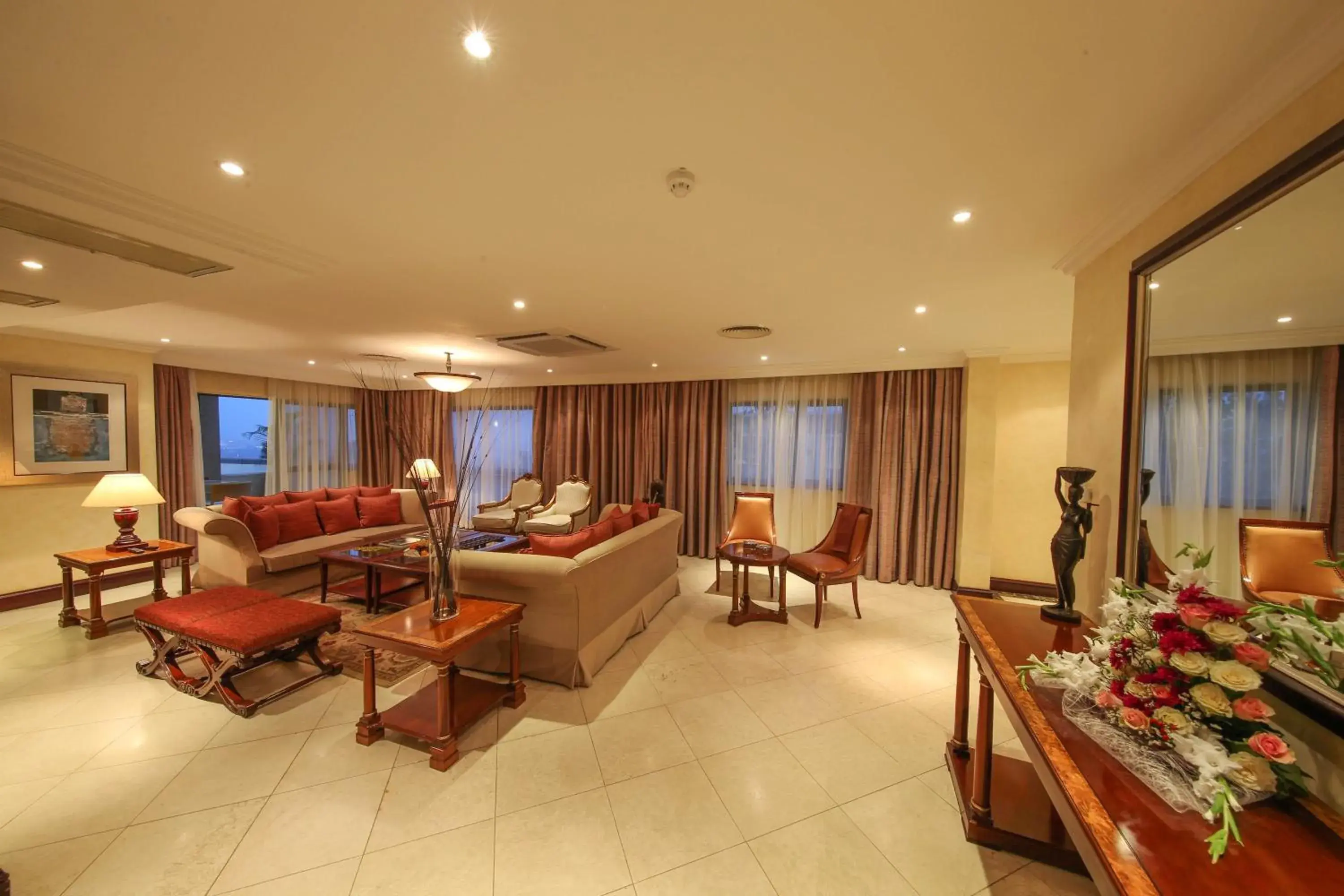 Living room in Kigali Serena Hotel Living room in Kigali Serena Hotel