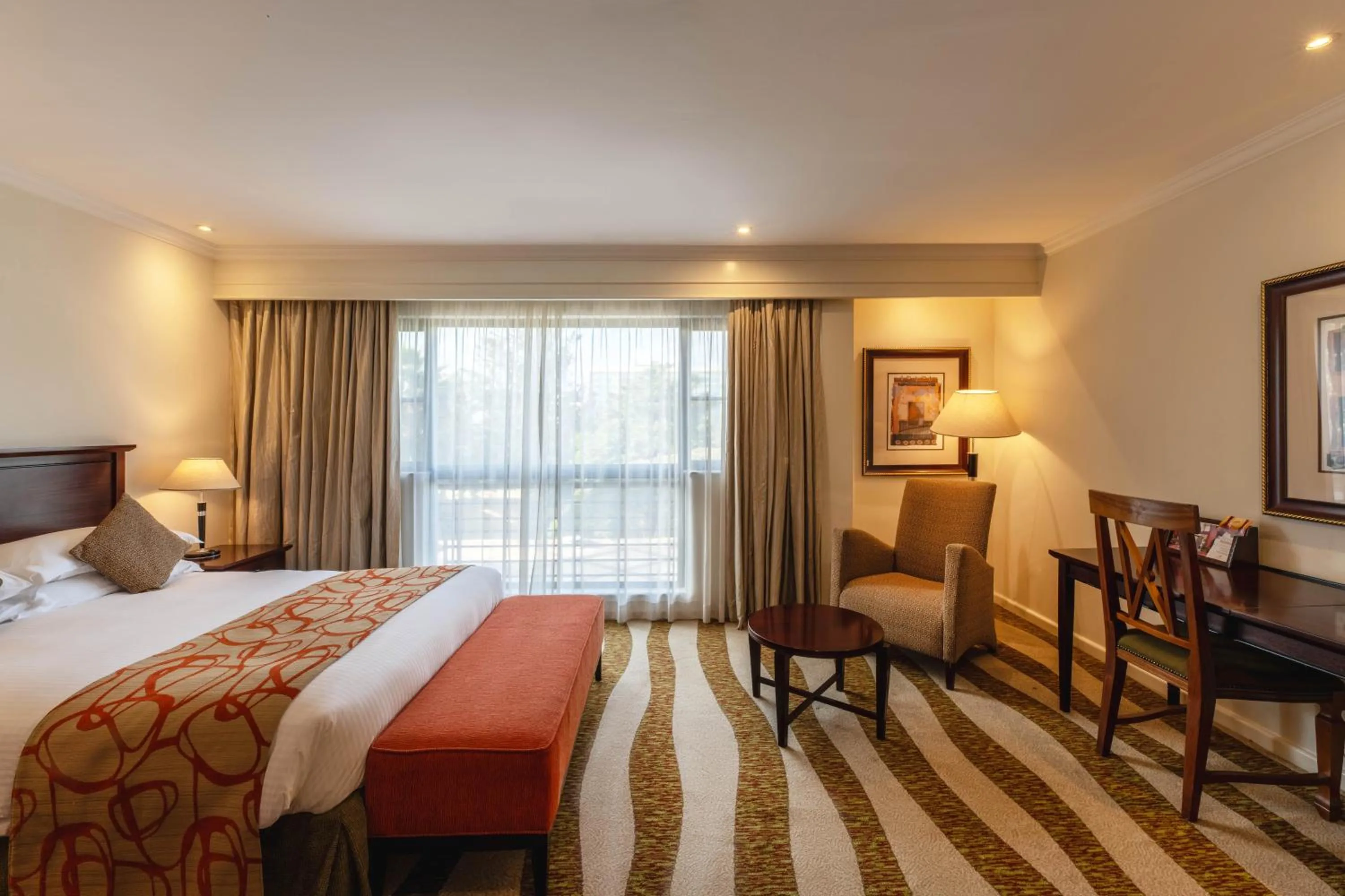 Bed in Kigali Serena Hotel