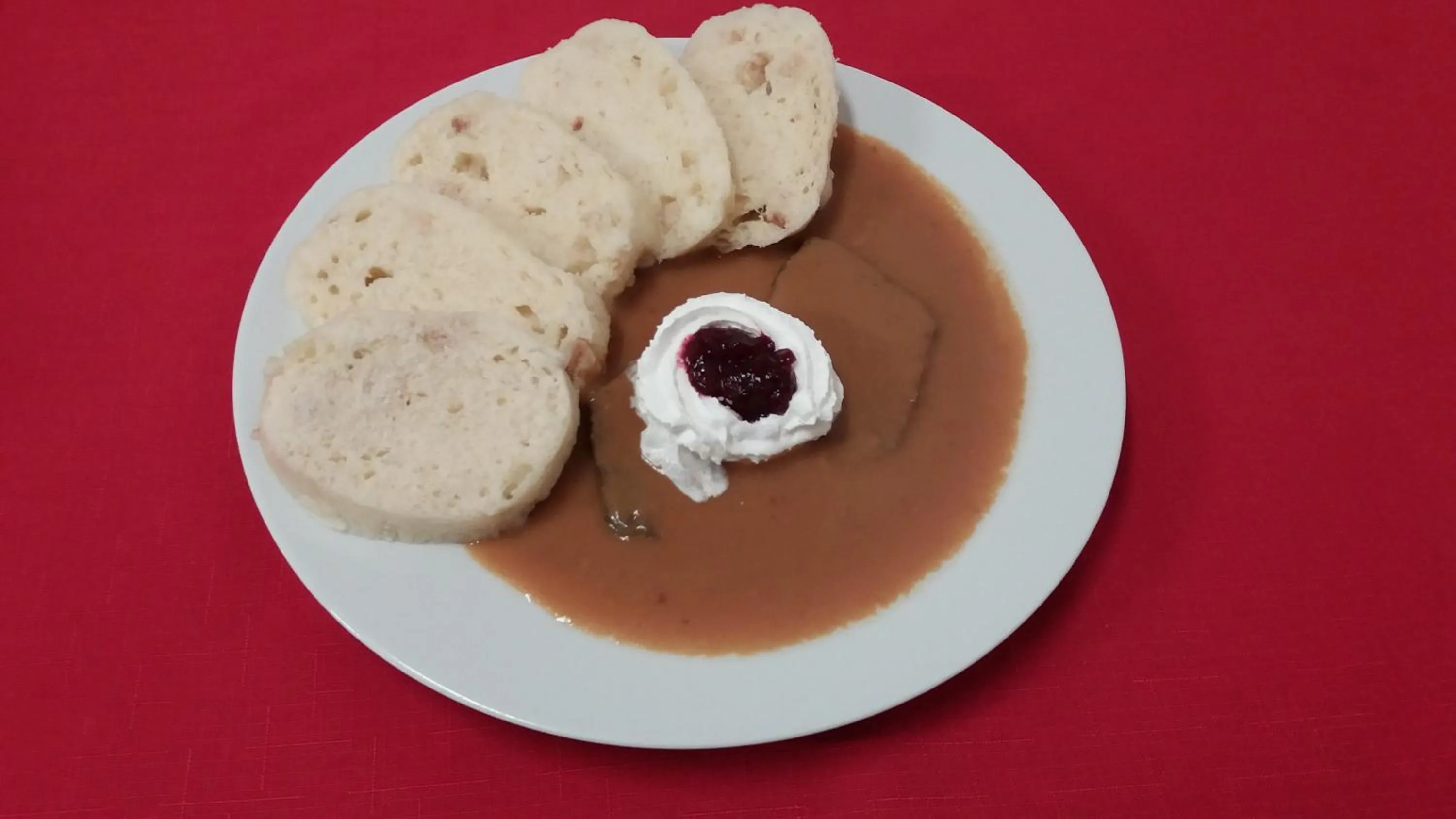 Food close-up in Motel Pávov