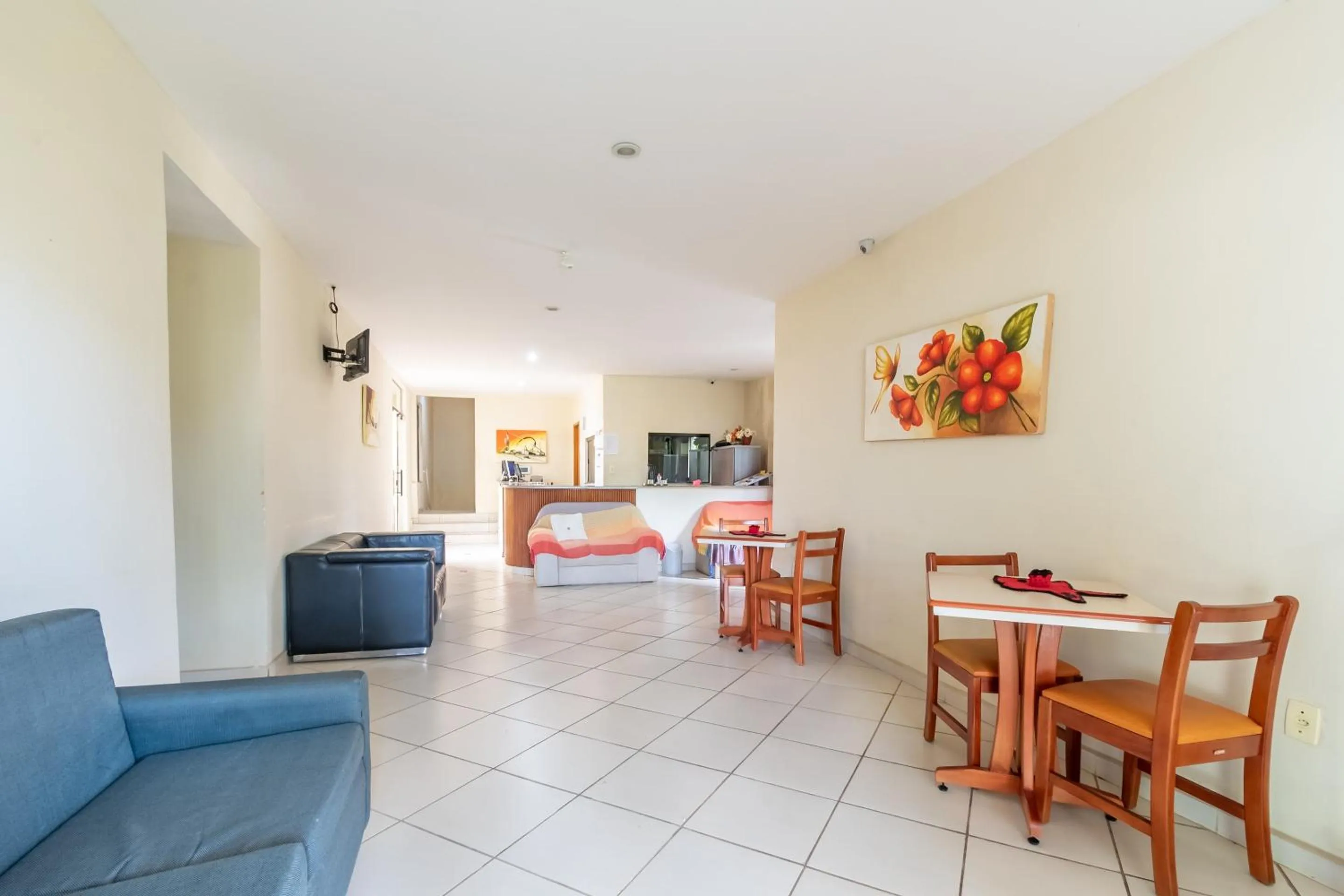 Lobby or reception, Bed in OYO Residencial Muriqui Apart Hotel, Mangaratiba