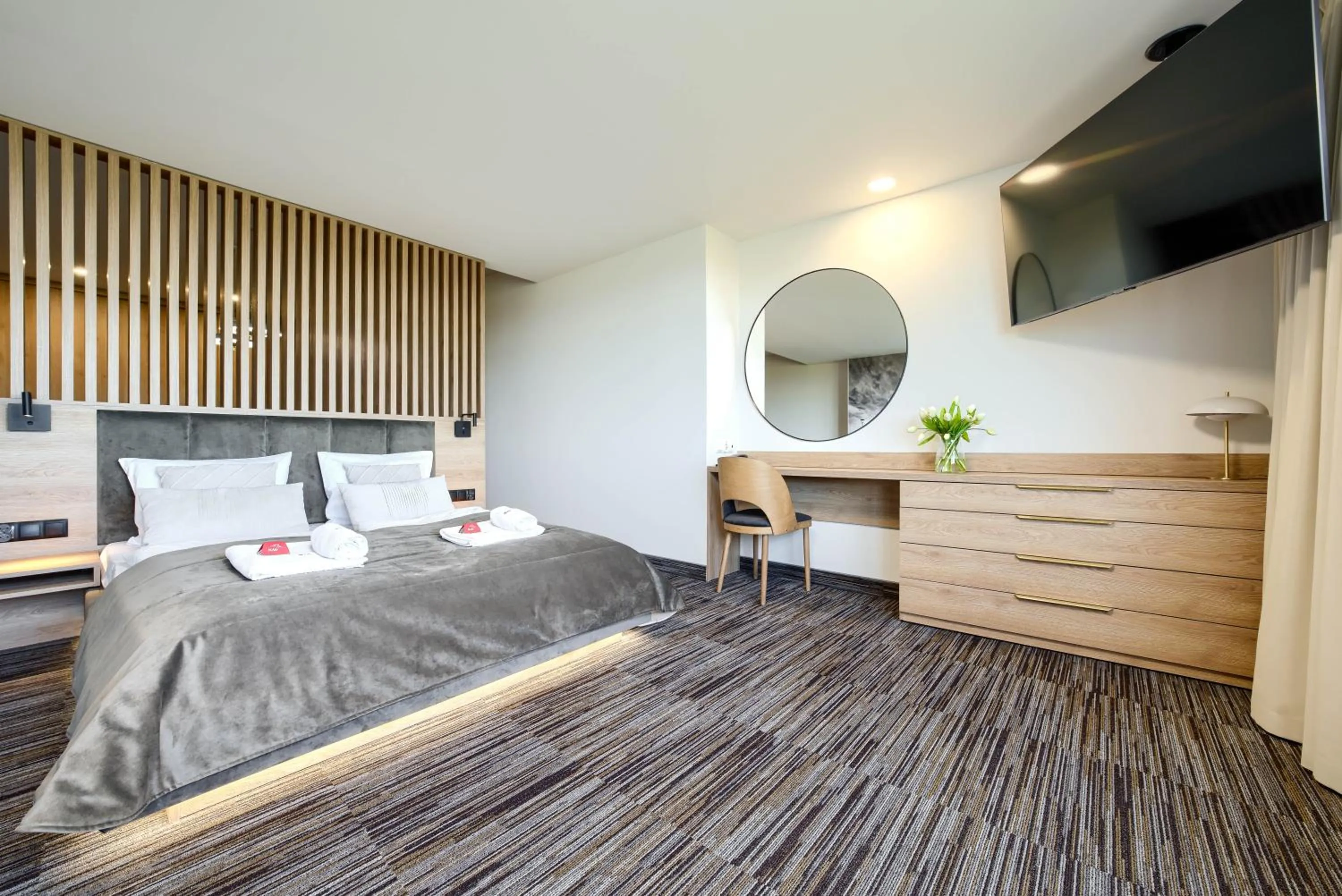 Bedroom, Bed in Centrum Zdrowia i Wypoczynku Ikar