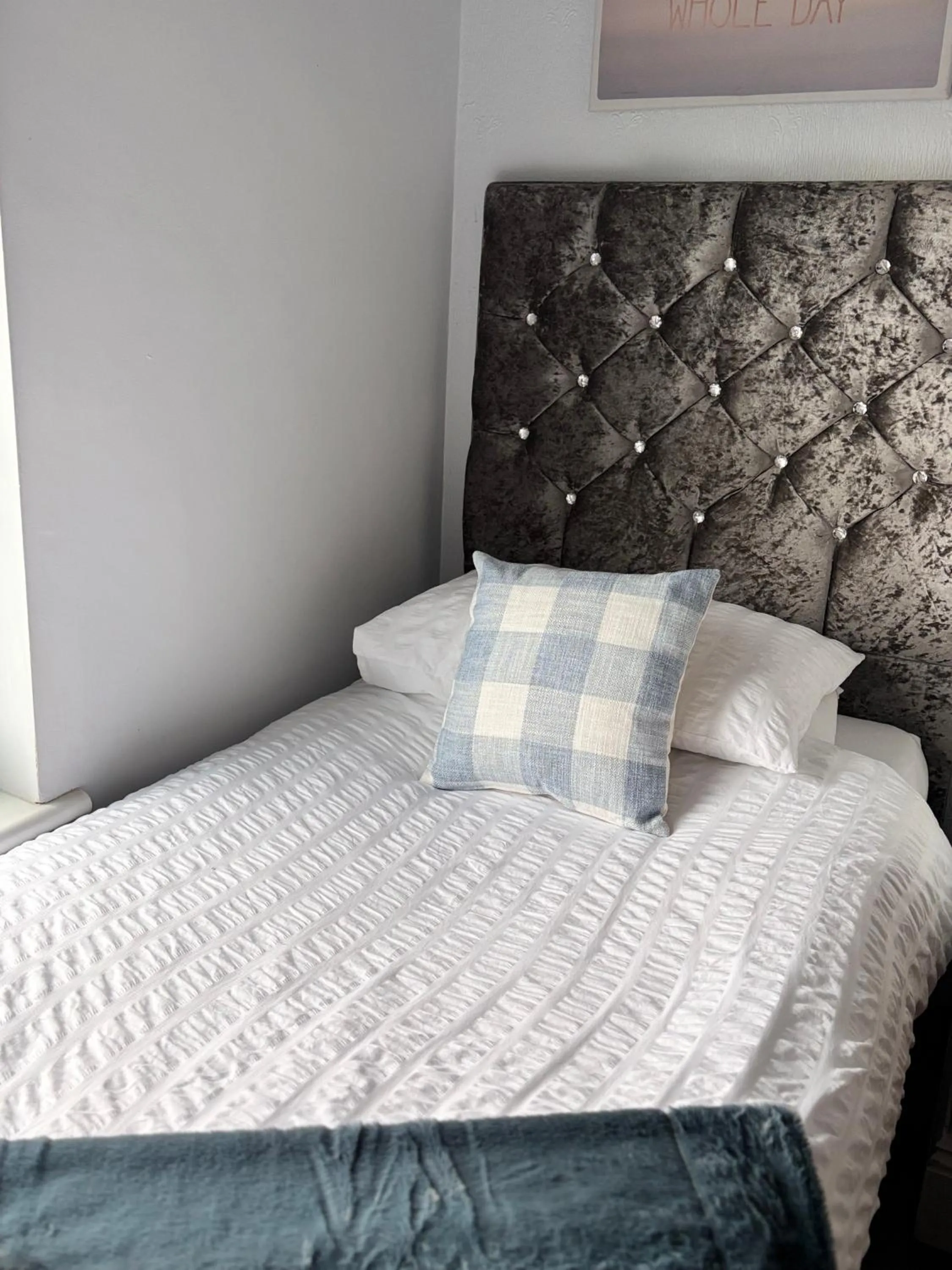 Bed in Cartref Guest House