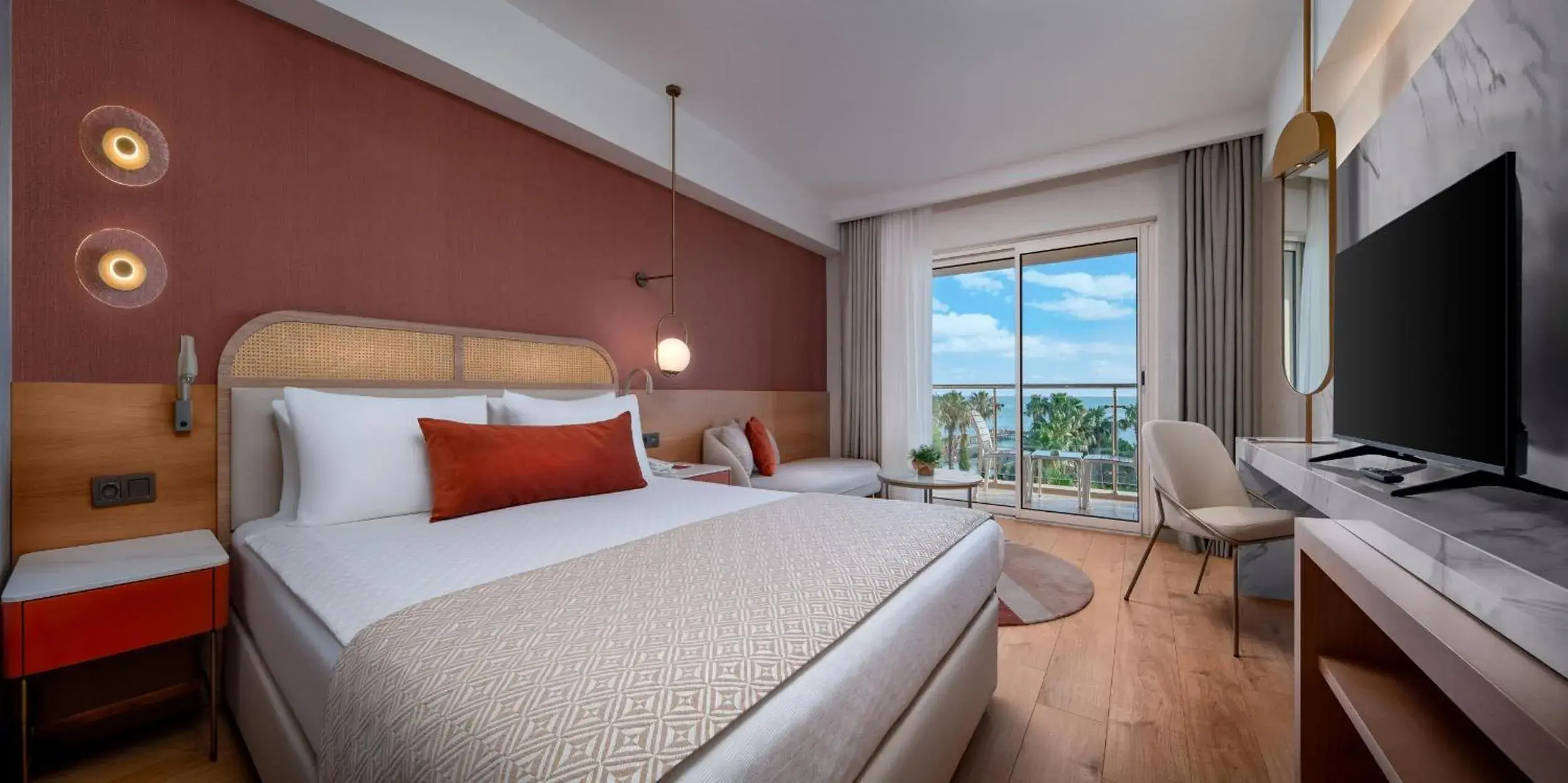 Double or Twin Room with Sea View in Trendy Palm Beach Adults Only Double or Twin Room with Sea View in Trendy Palm Beach Adults Only