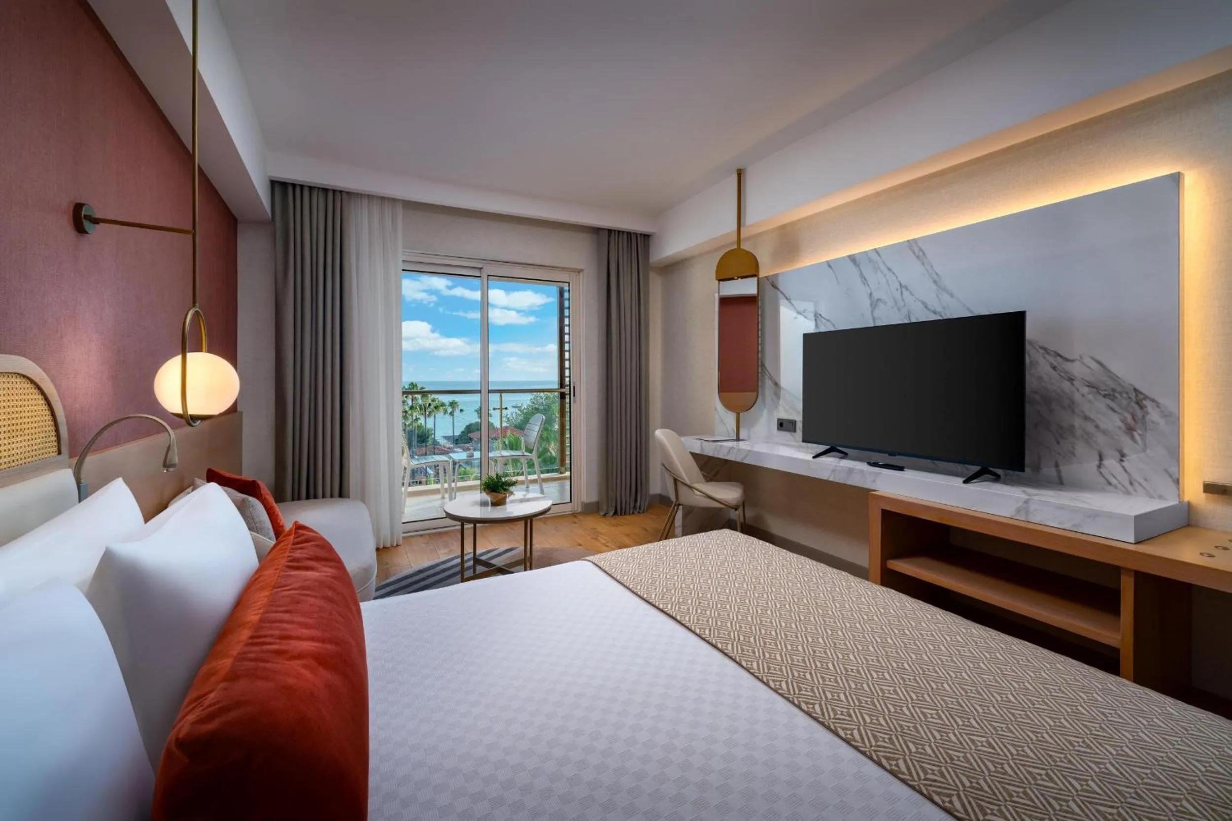 Standard Double or Twin Room with Sea View in Trendy Palm Beach Adults Only