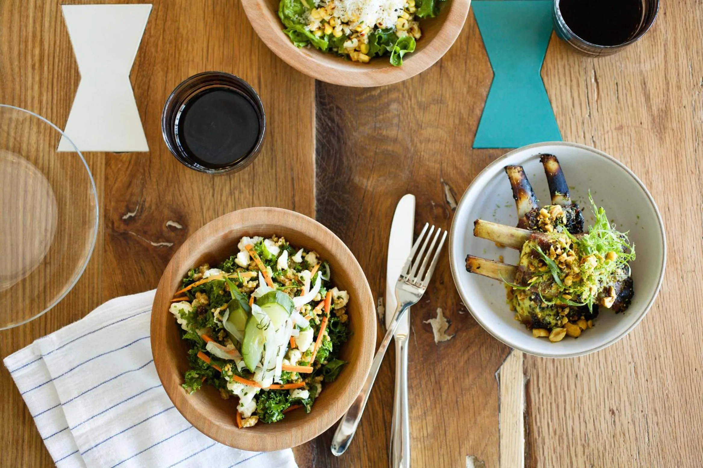 Food close-up in South Congress Hotel