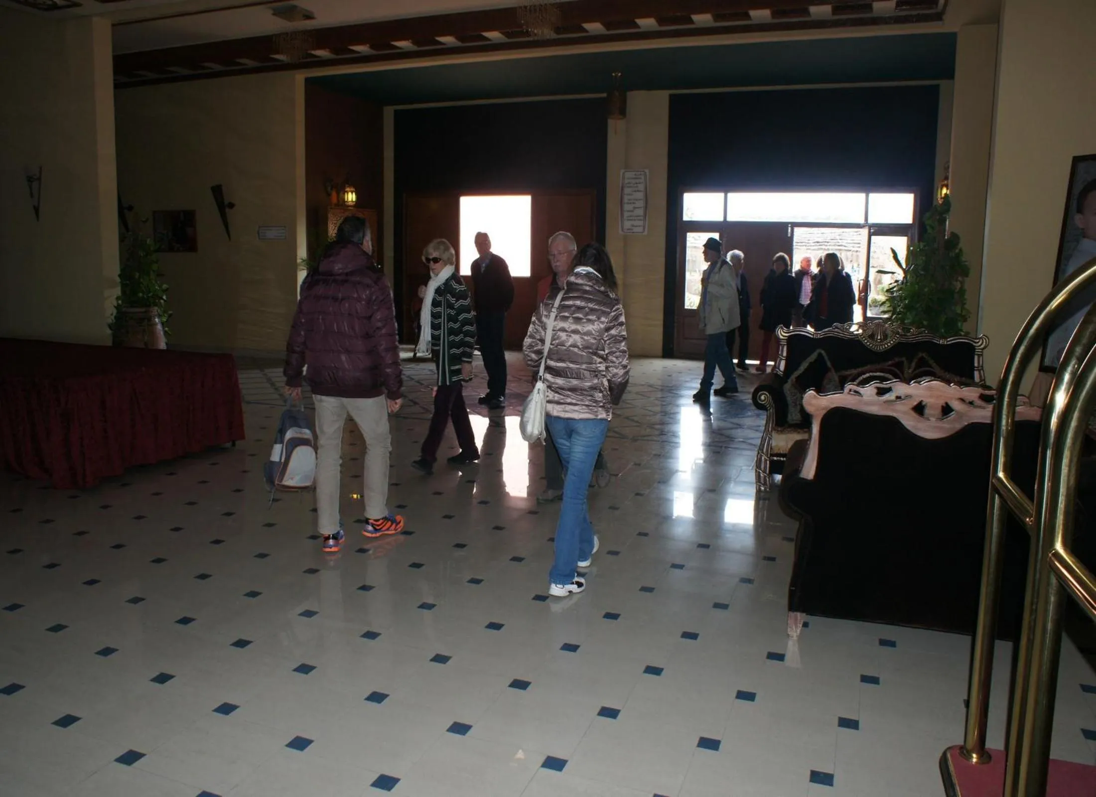 Lobby or reception in Hôtel Jnane Ain Asserdoune