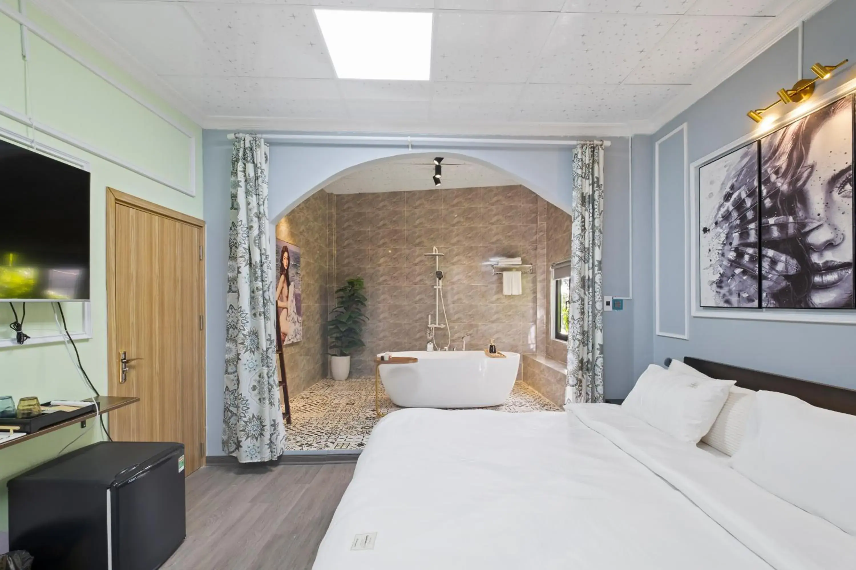 Bed in Châu Bảo An Homestay Bed in Châu Bảo An Homestay