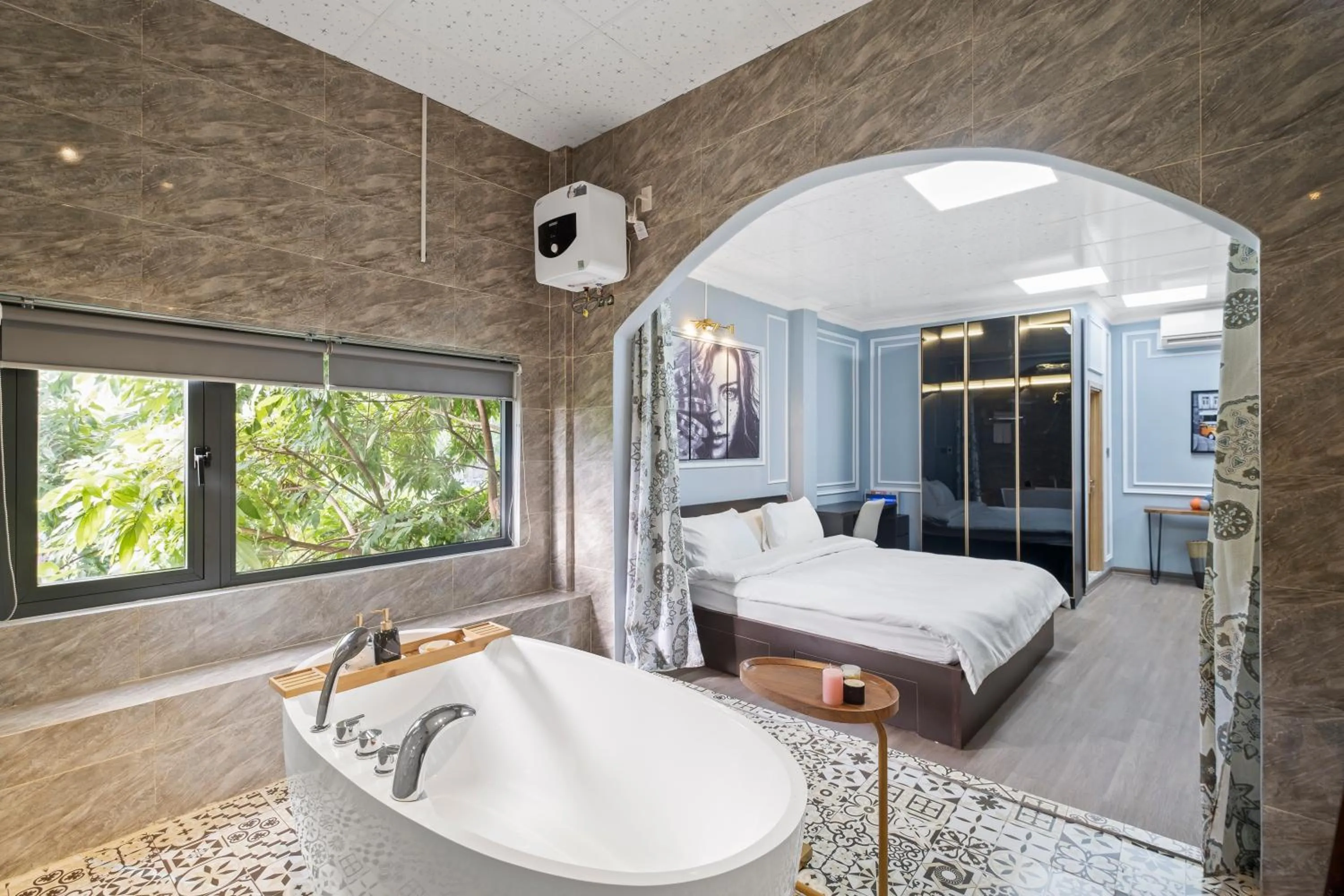 Bed in Châu Bảo An Homestay