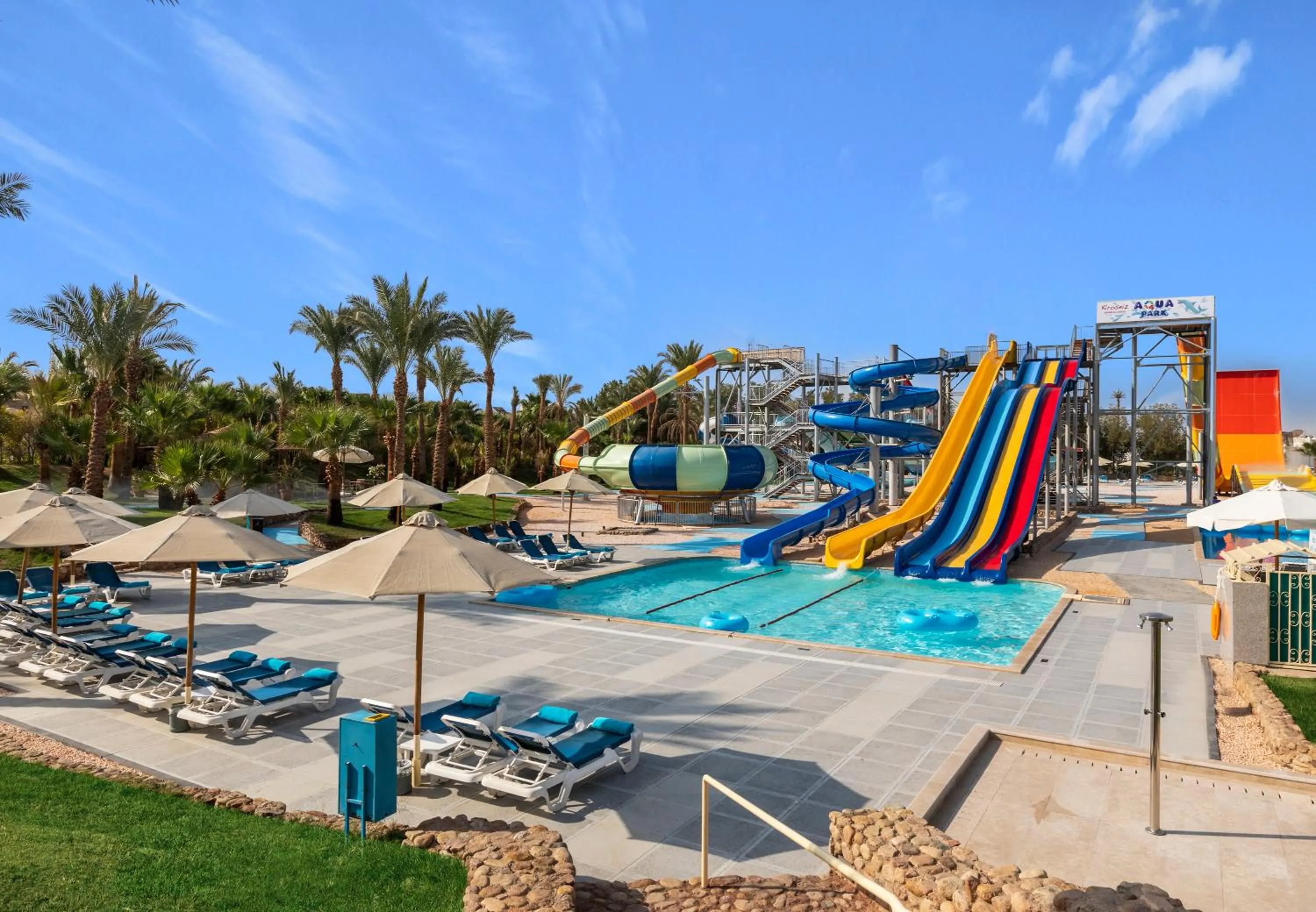 Aqua park in Xperience Kiroseiz AquaPark Premier-Naama Bay