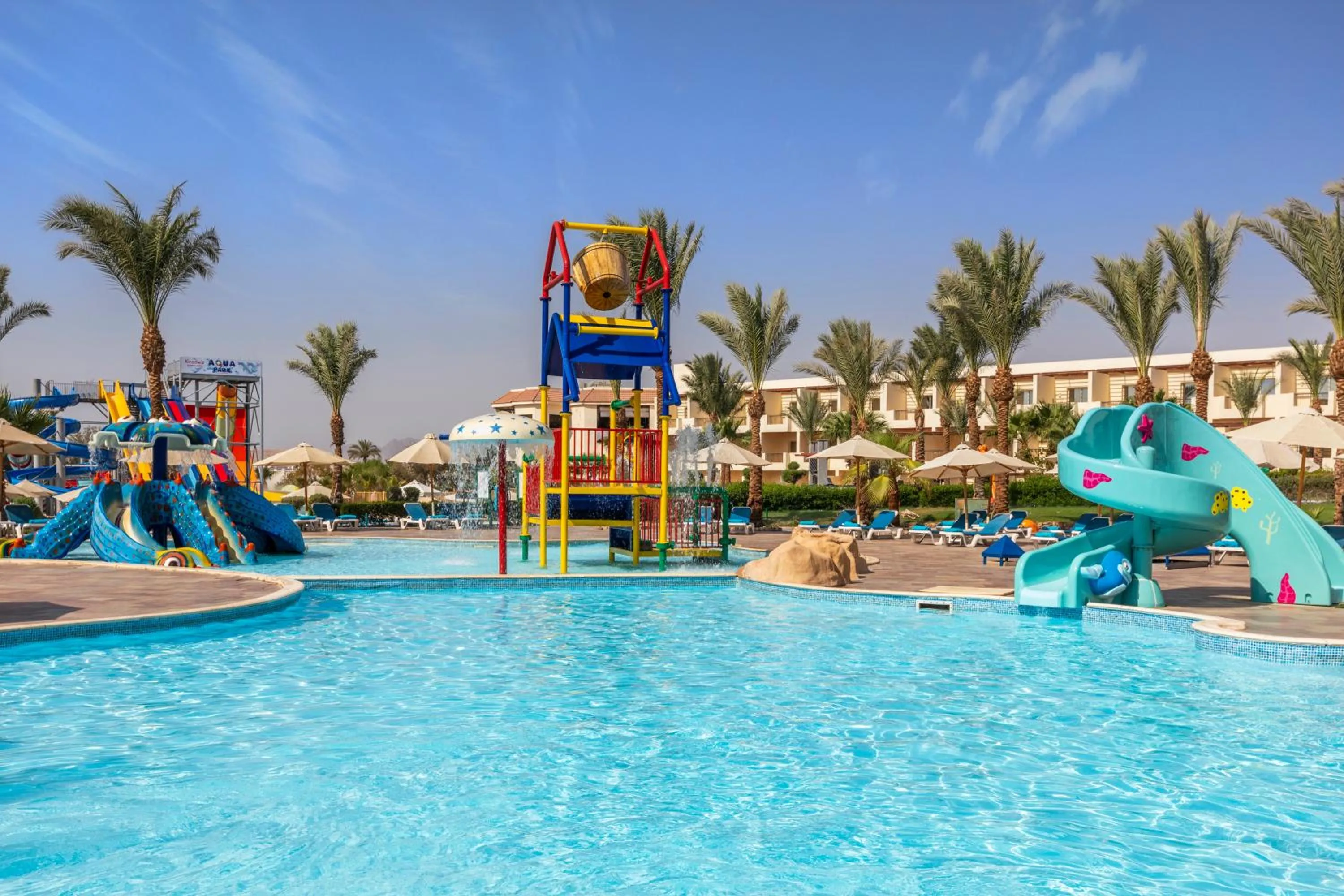 Aqua park in Xperience Kiroseiz AquaPark Premier-Naama Bay