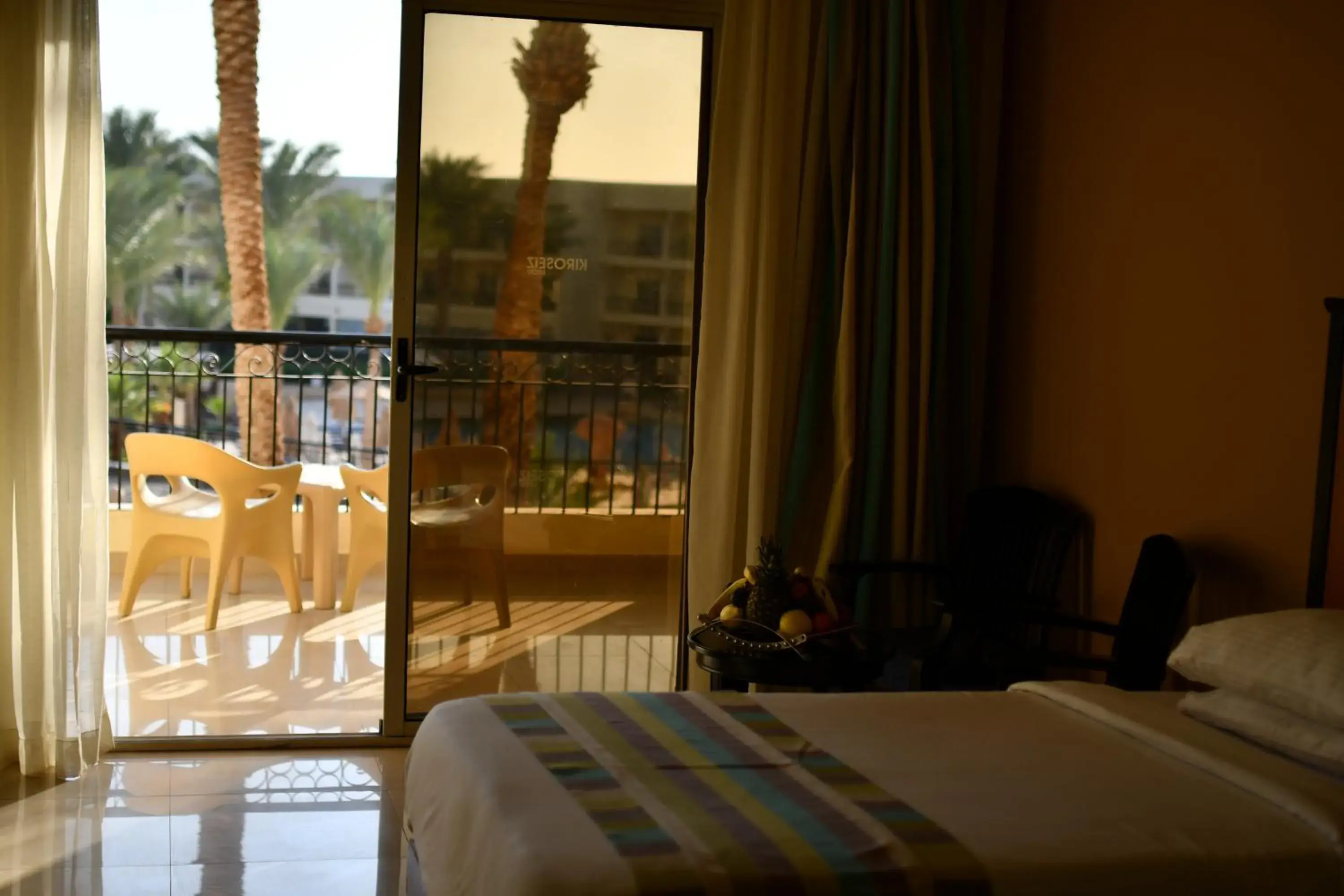 View (from property/room), Bed in Xperience Kiroseiz AquaPark Premier-Naama Bay