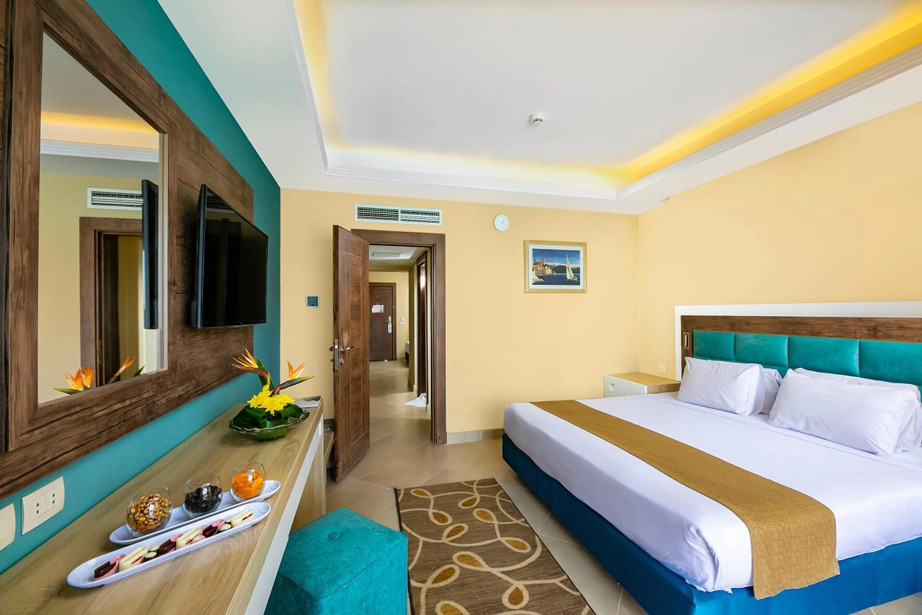 Photo of the whole room, Bed in Titanic Aqua Park Resort - Families and Couples only