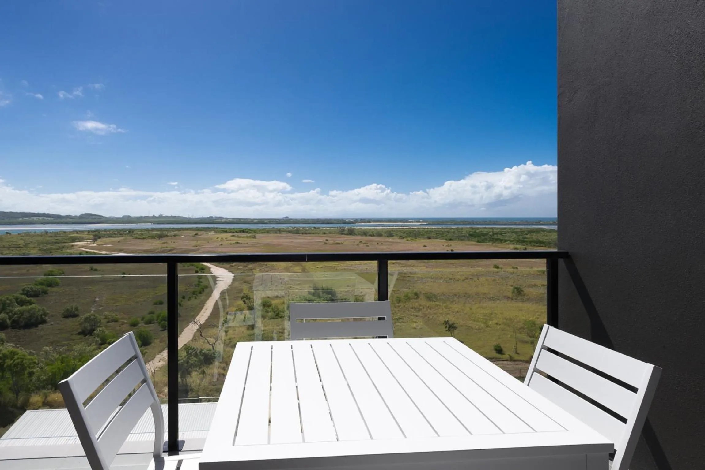 River view in Pacific Sands Apartments Mackay