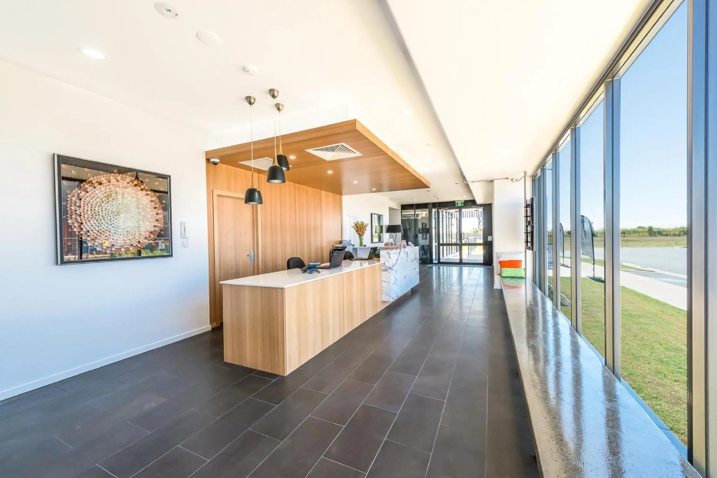Lobby or reception in Pacific Sands Apartments Mackay