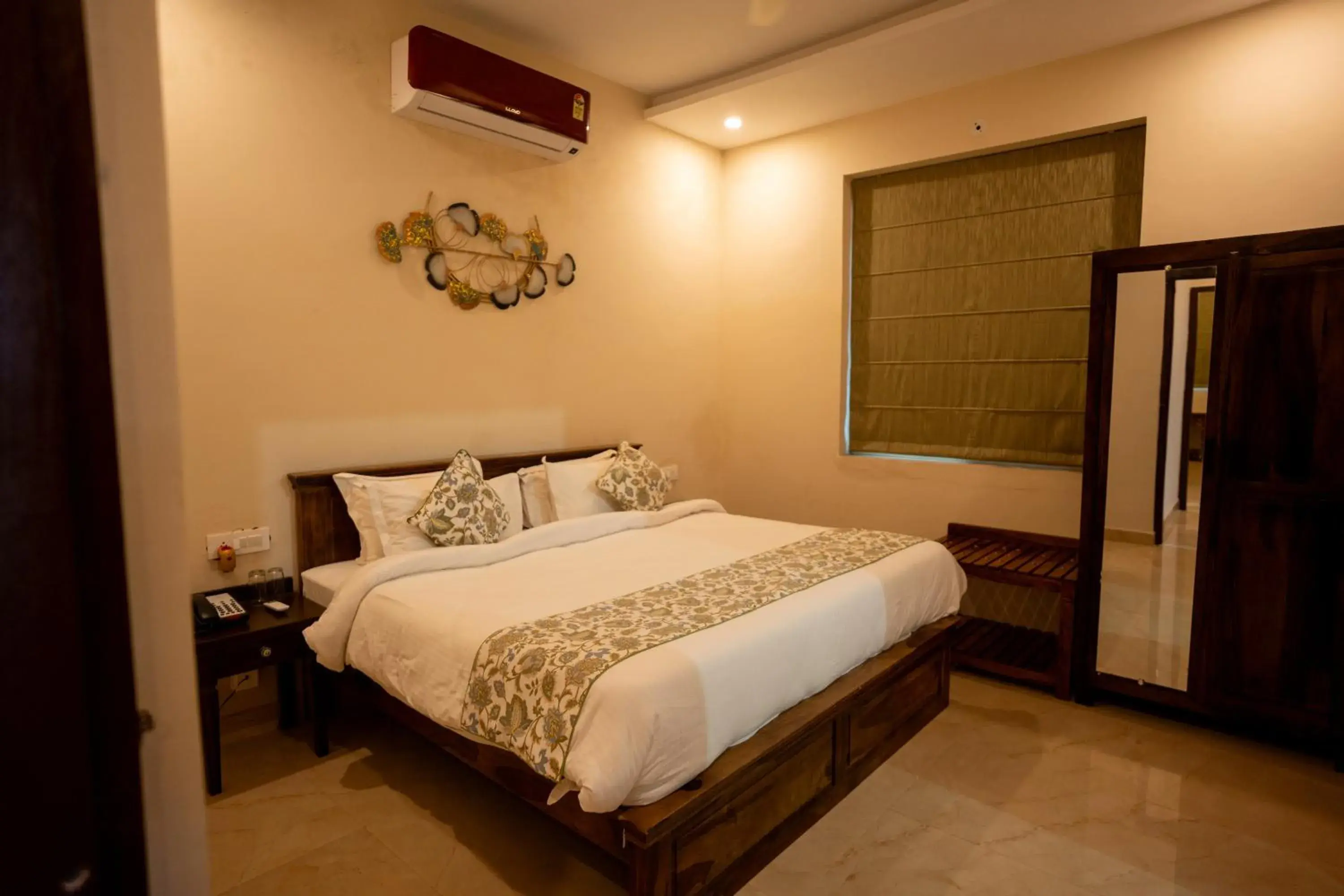 Bedroom, Bed in Aanandam Resort & Spa,Pushkar Bedroom, Bed in Aanandam Resort & Spa,Pushkar