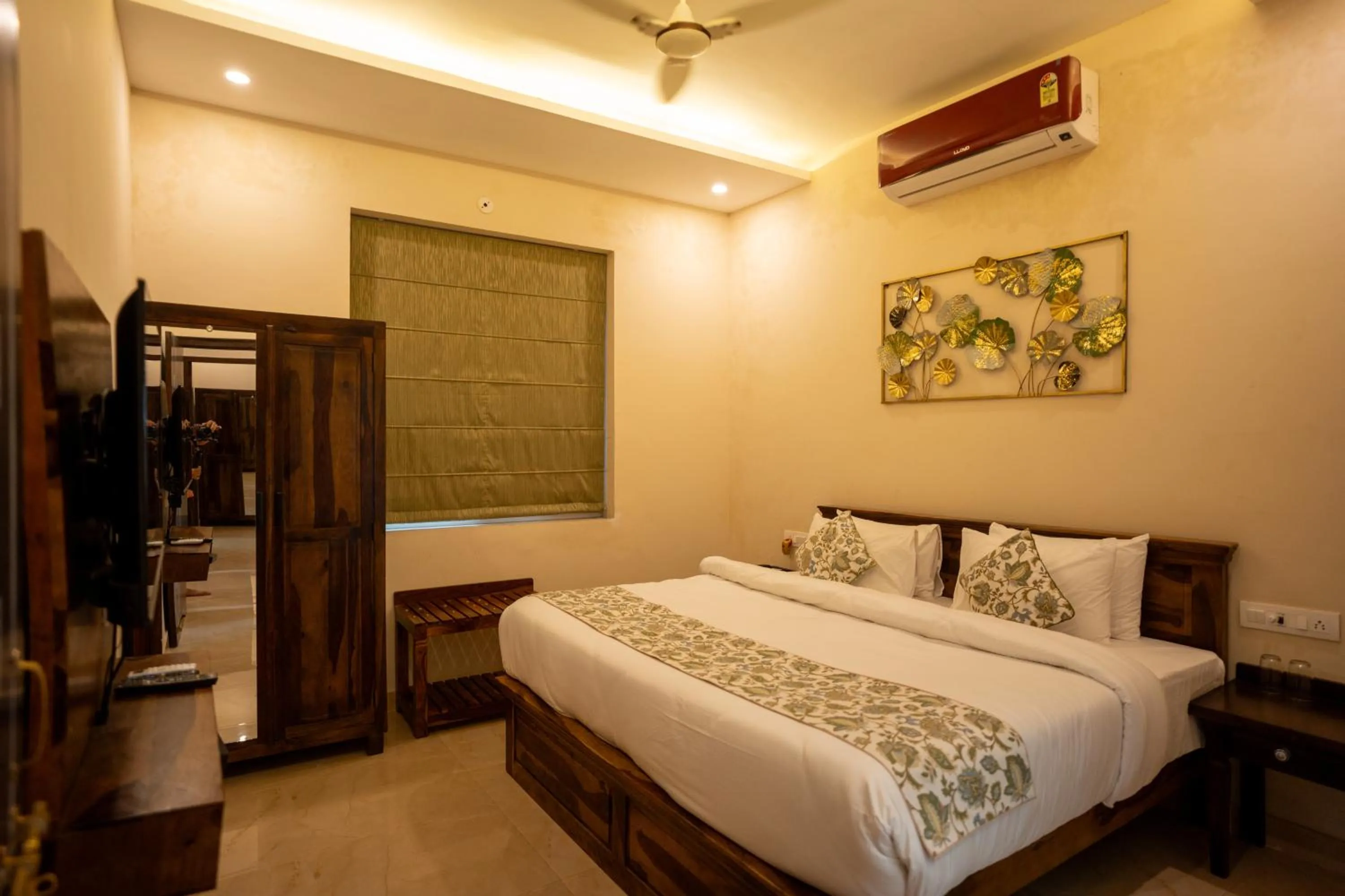 Bedroom, Bed in Aanandam Resort & Spa,Pushkar