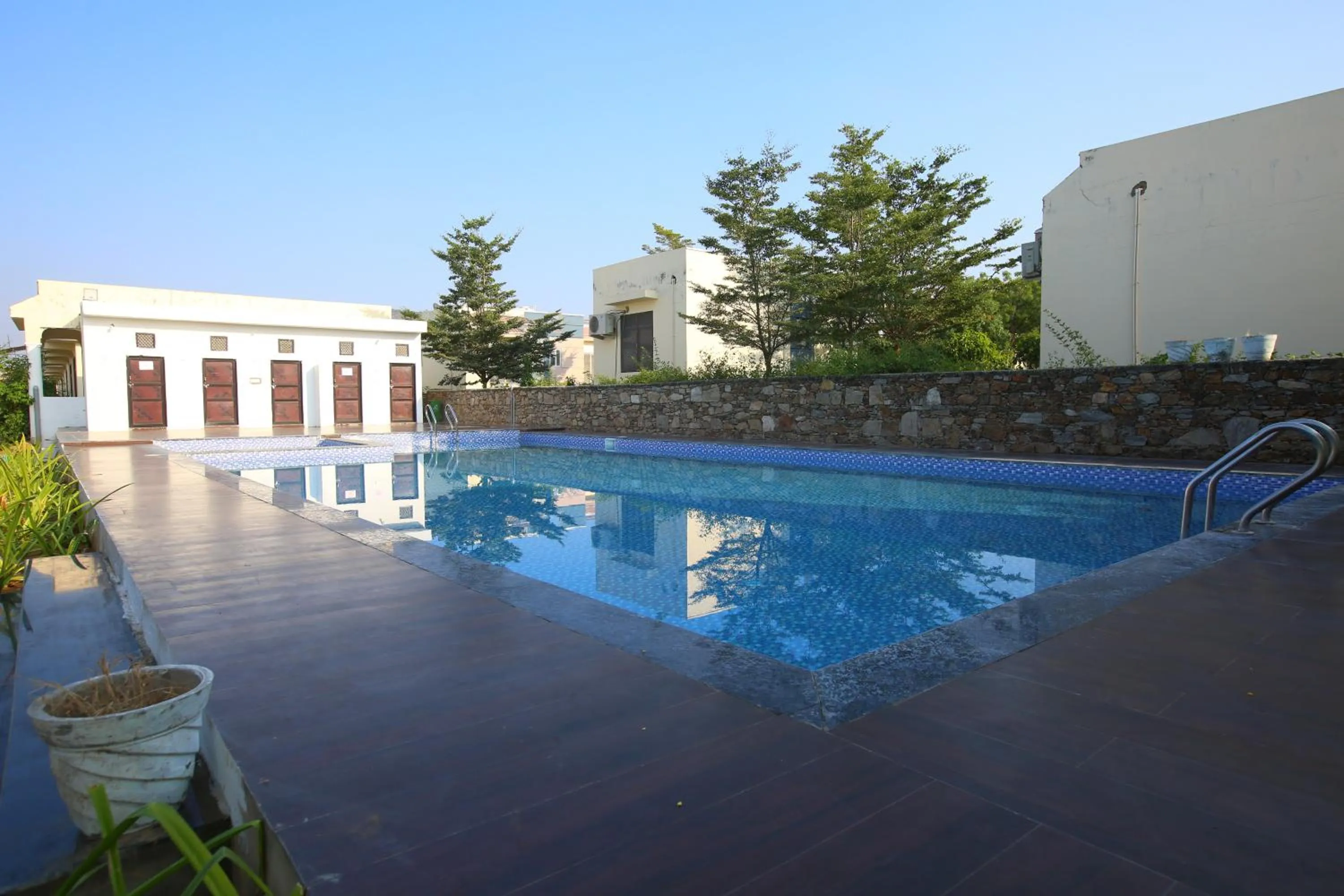 Swimming pool in Aanandam Resort & Spa,Pushkar