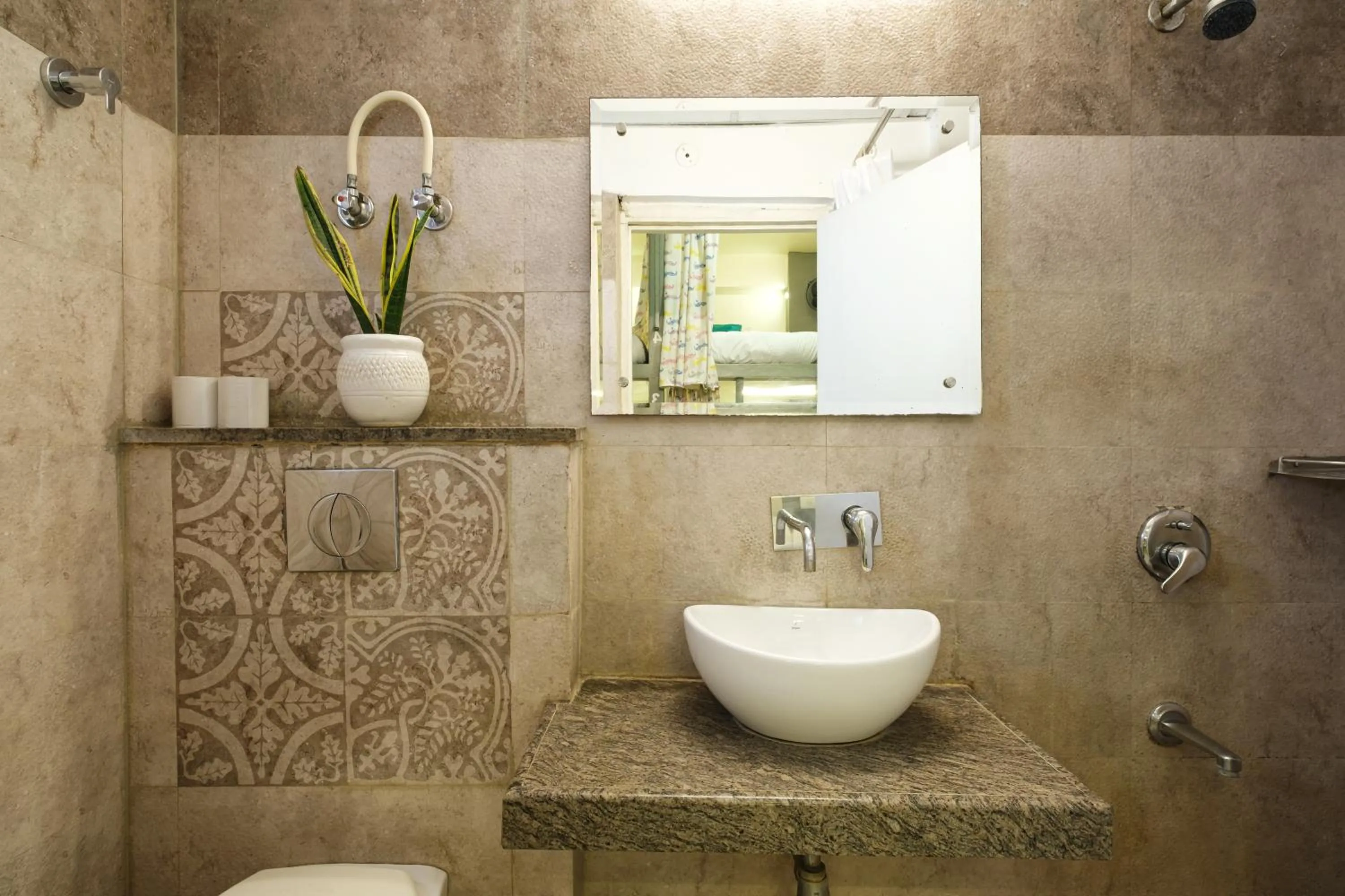 Bathroom in Moustache Hostel, Jaipur