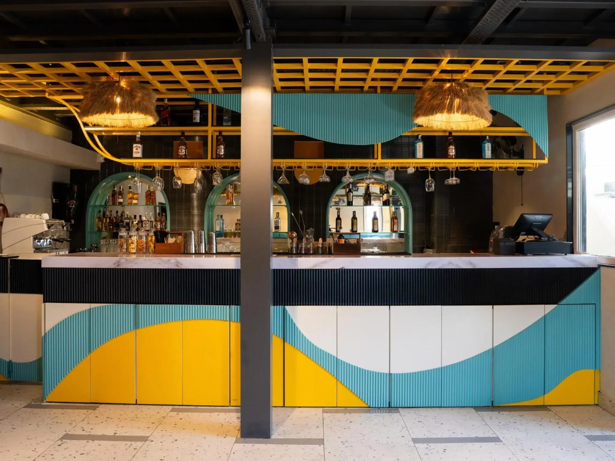 Lounge or bar in Moustache Hostel, Jaipur Lounge or bar in Moustache Hostel, Jaipur