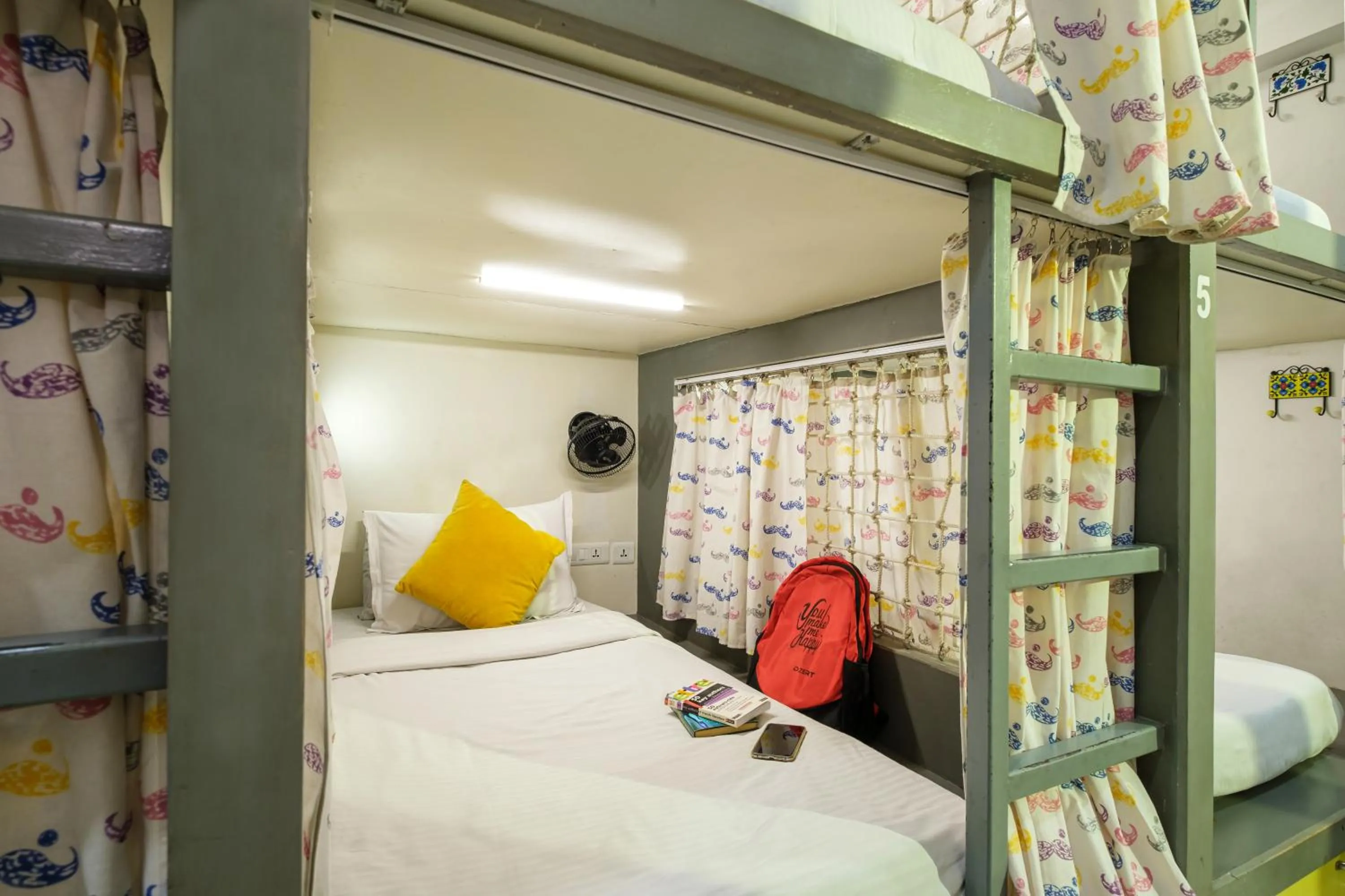 Bed in Moustache Hostel, Jaipur