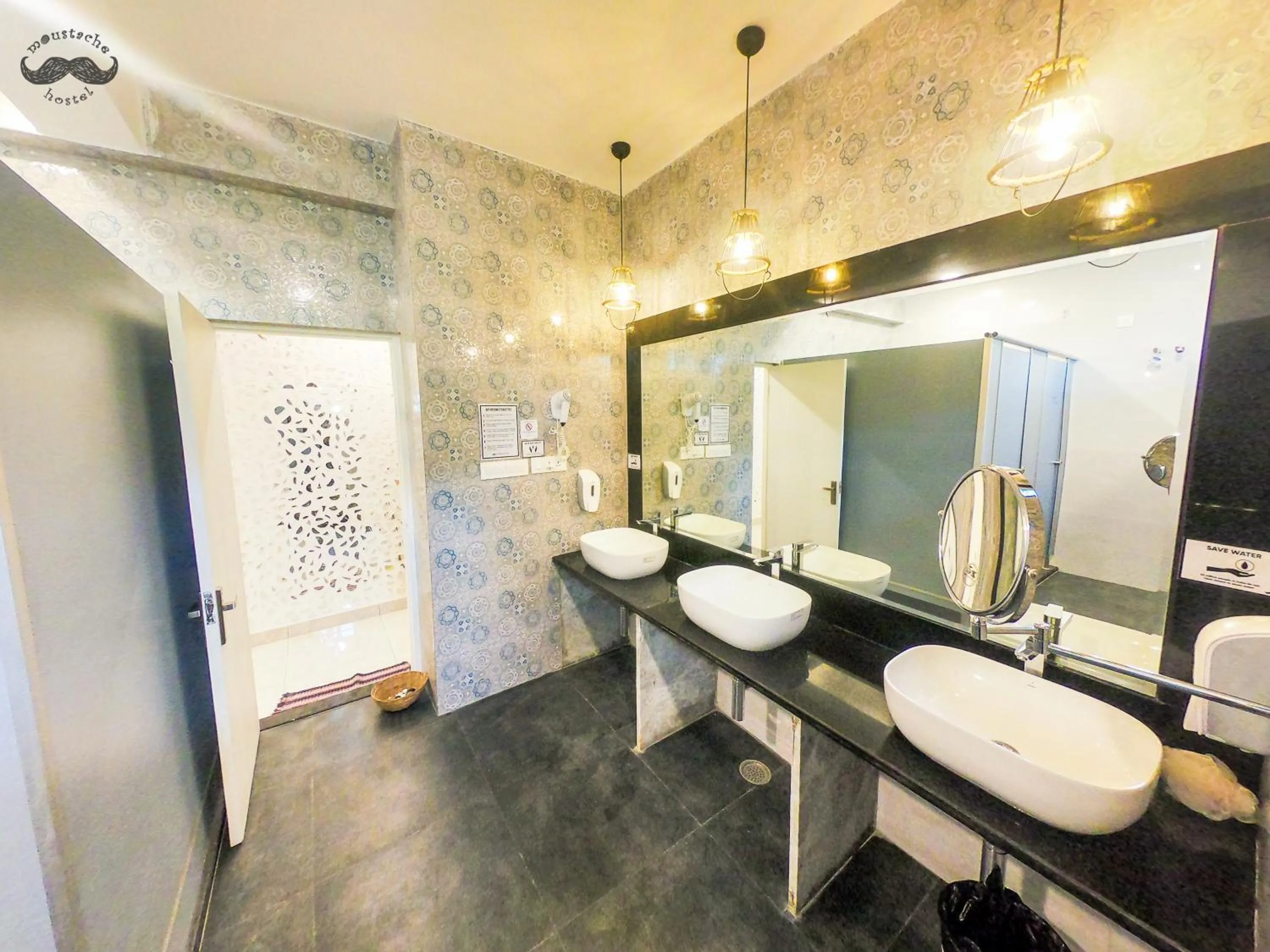 Bathroom in Moustache Hostel, Jaipur