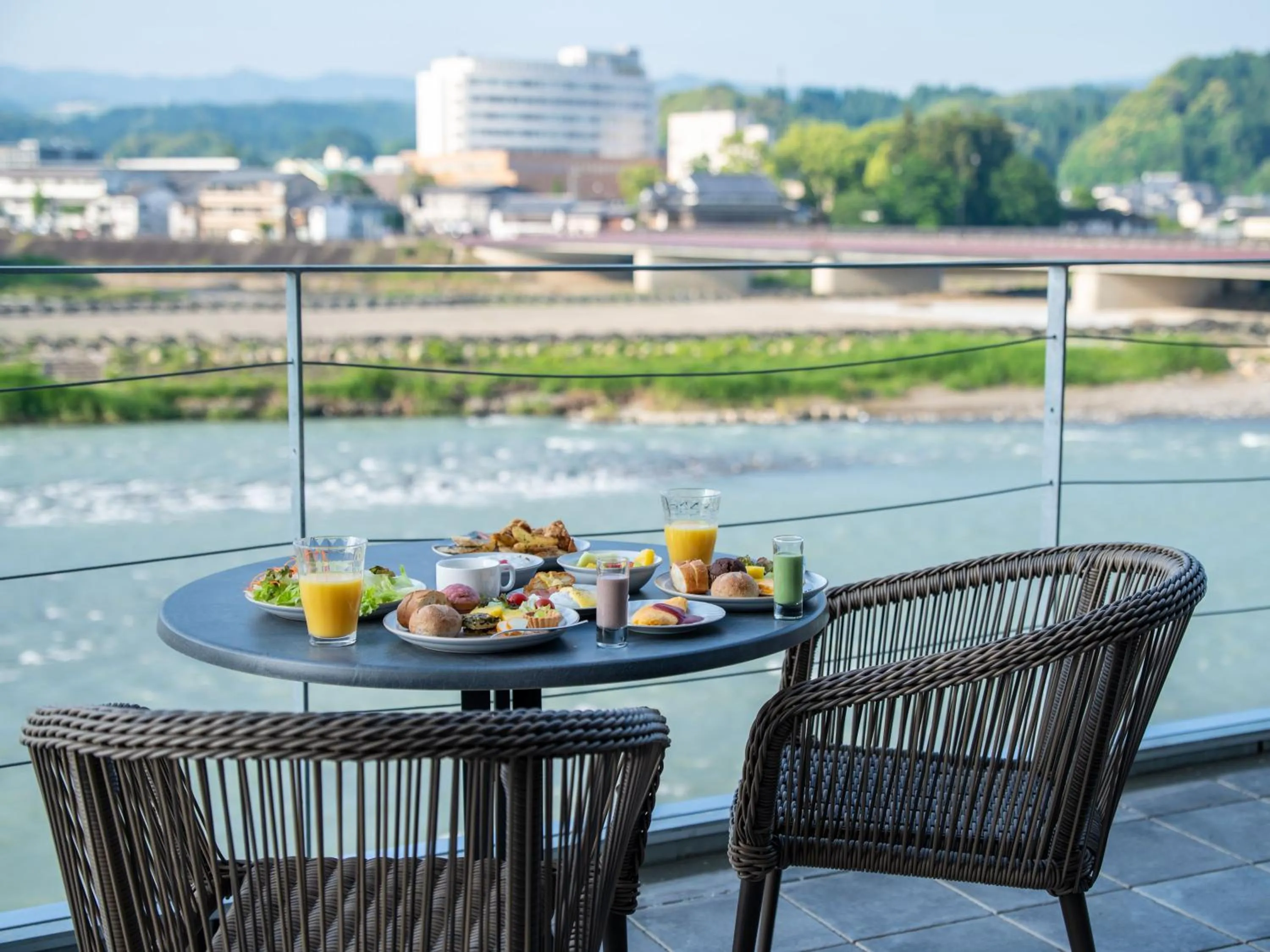 Breakfast in Hitoyoshi Onsen Nabeya