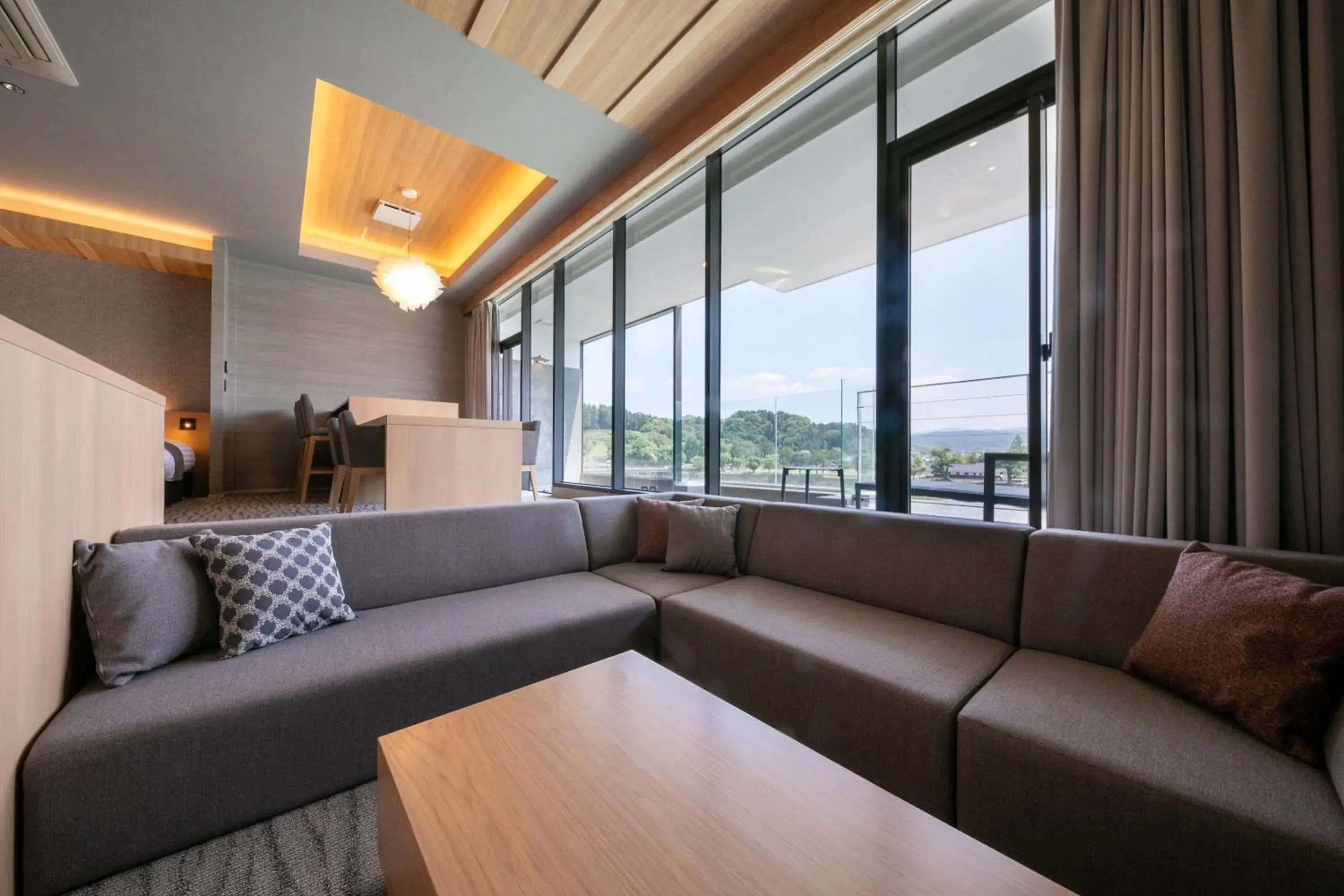 Living room in Hitoyoshi Onsen Nabeya Living room in Hitoyoshi Onsen Nabeya