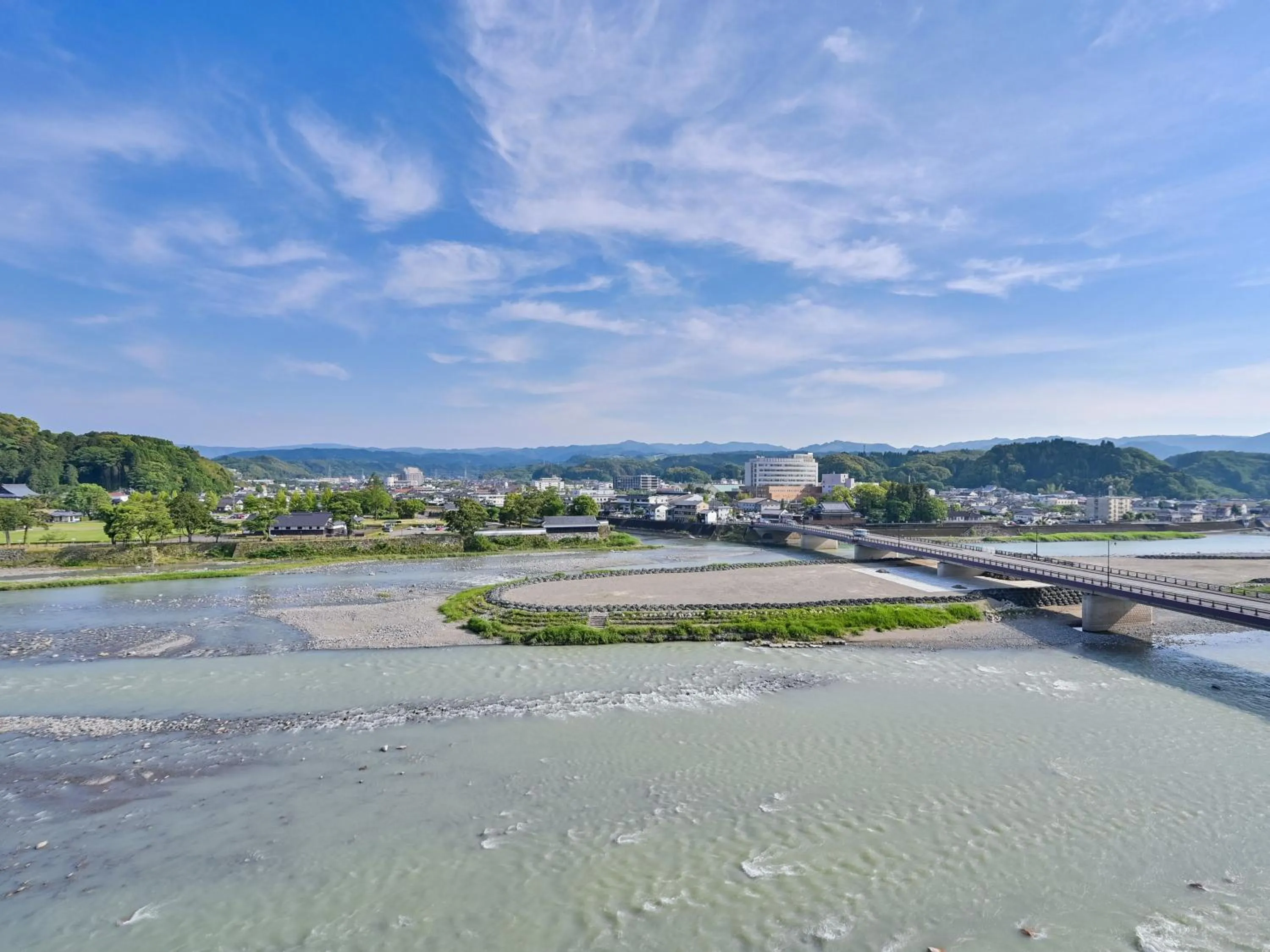 Natural landscape in Hitoyoshi Onsen Nabeya