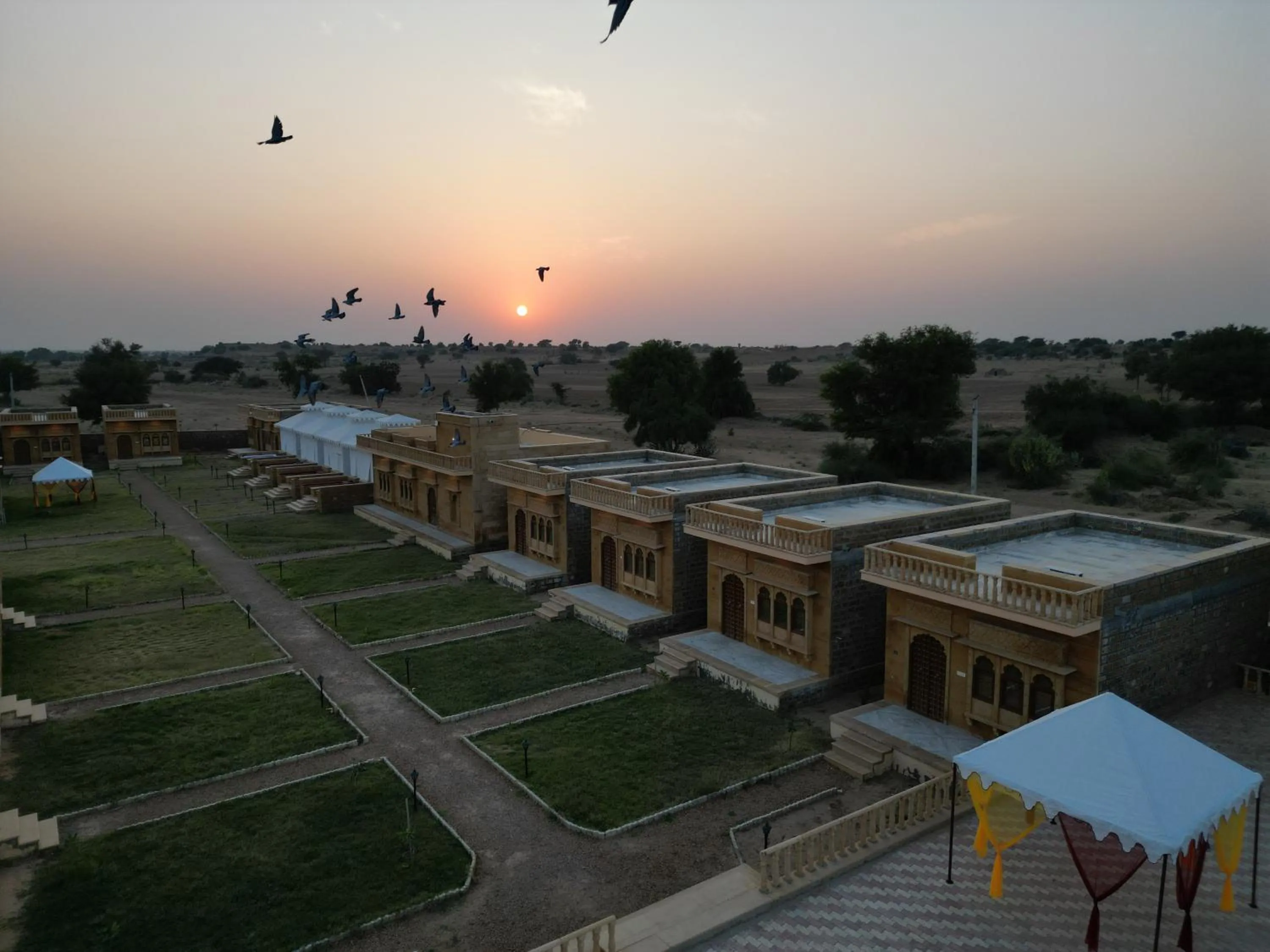 Property building in sand castle resort