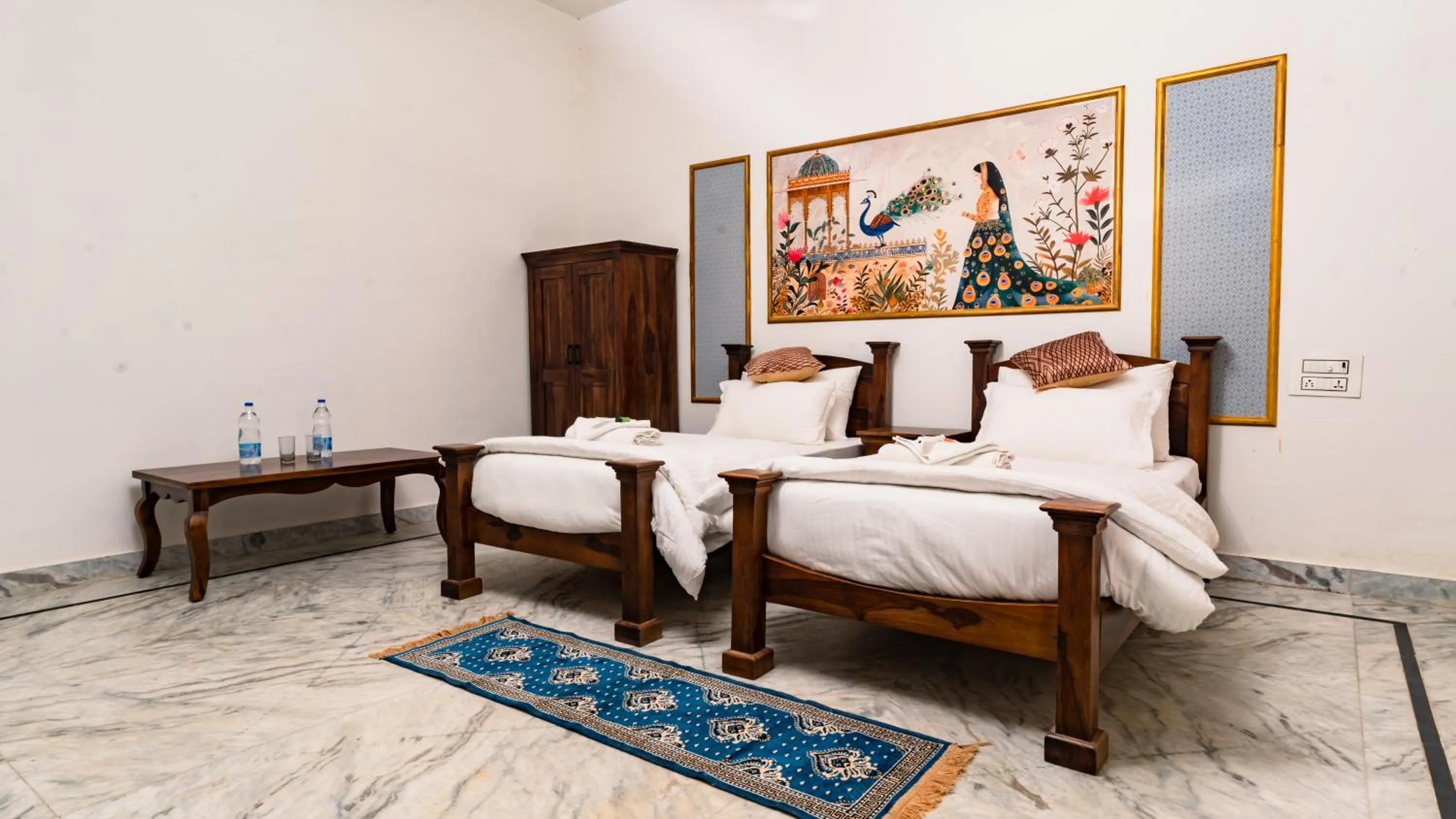 Bedroom, Bed in sand castle resort