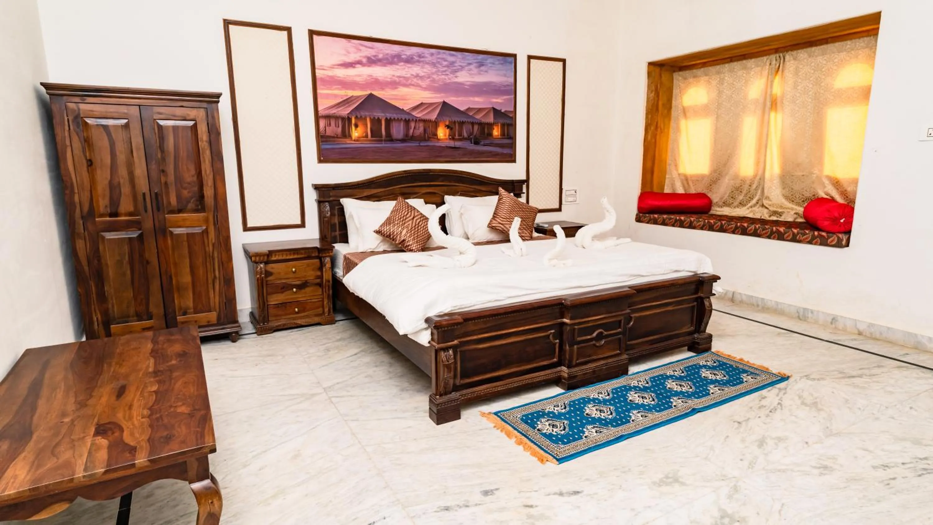 Bedroom, Bed in sand castle resort