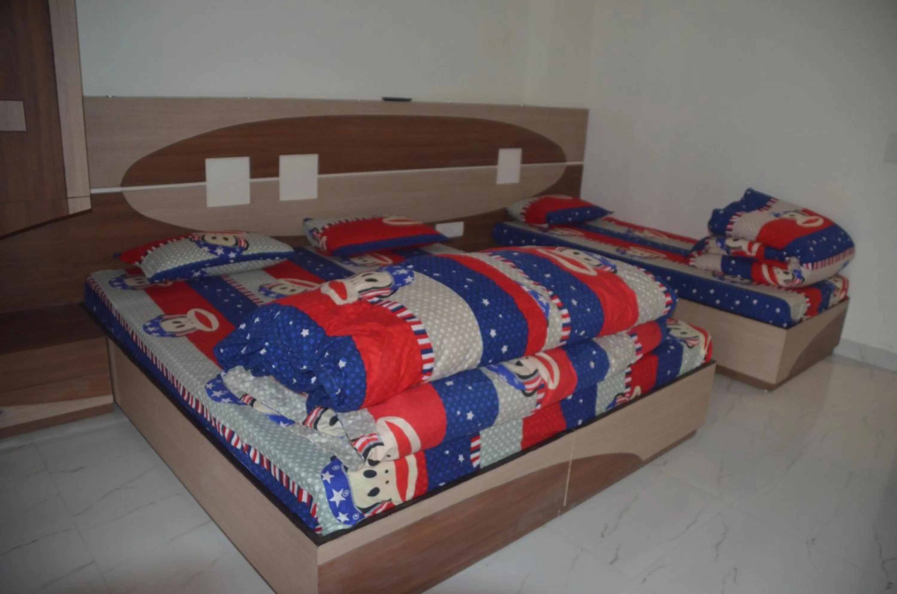 Bedroom, Bed in Goel Residency