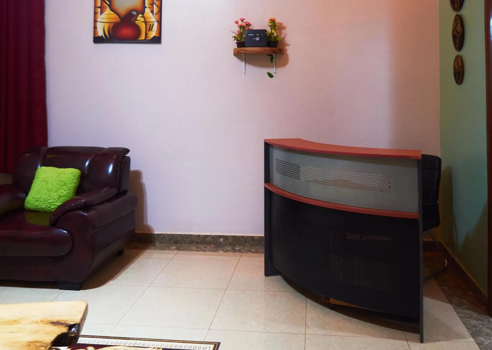 Living room in Umugano Villa