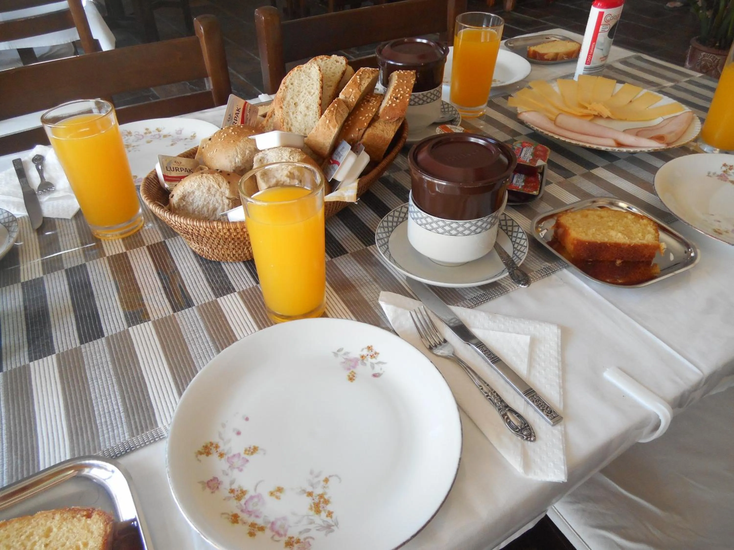 Continental breakfast in Pythaïs Hotel