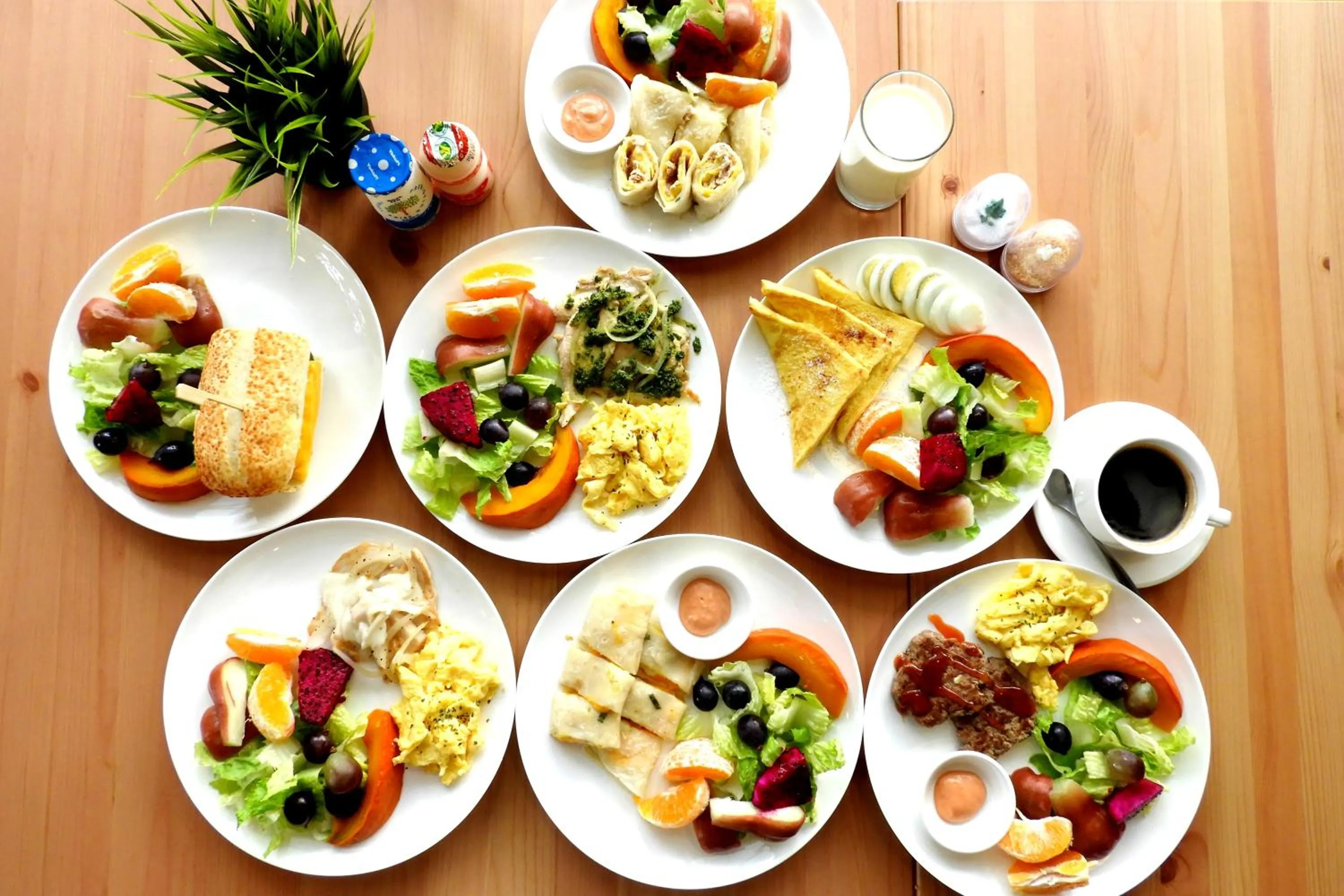 Asian breakfast in No. 9 Hotel