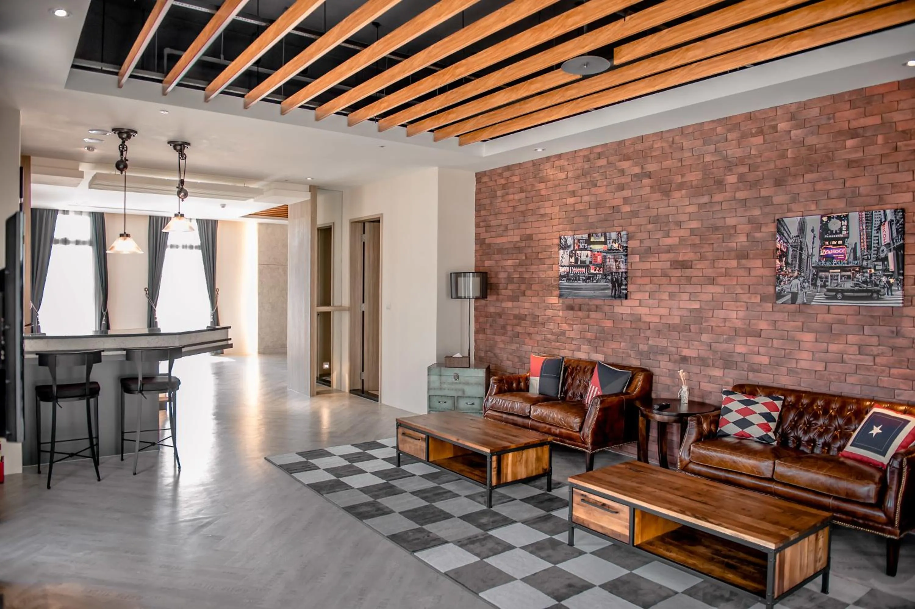 Decorative detail in No. 9 Hotel